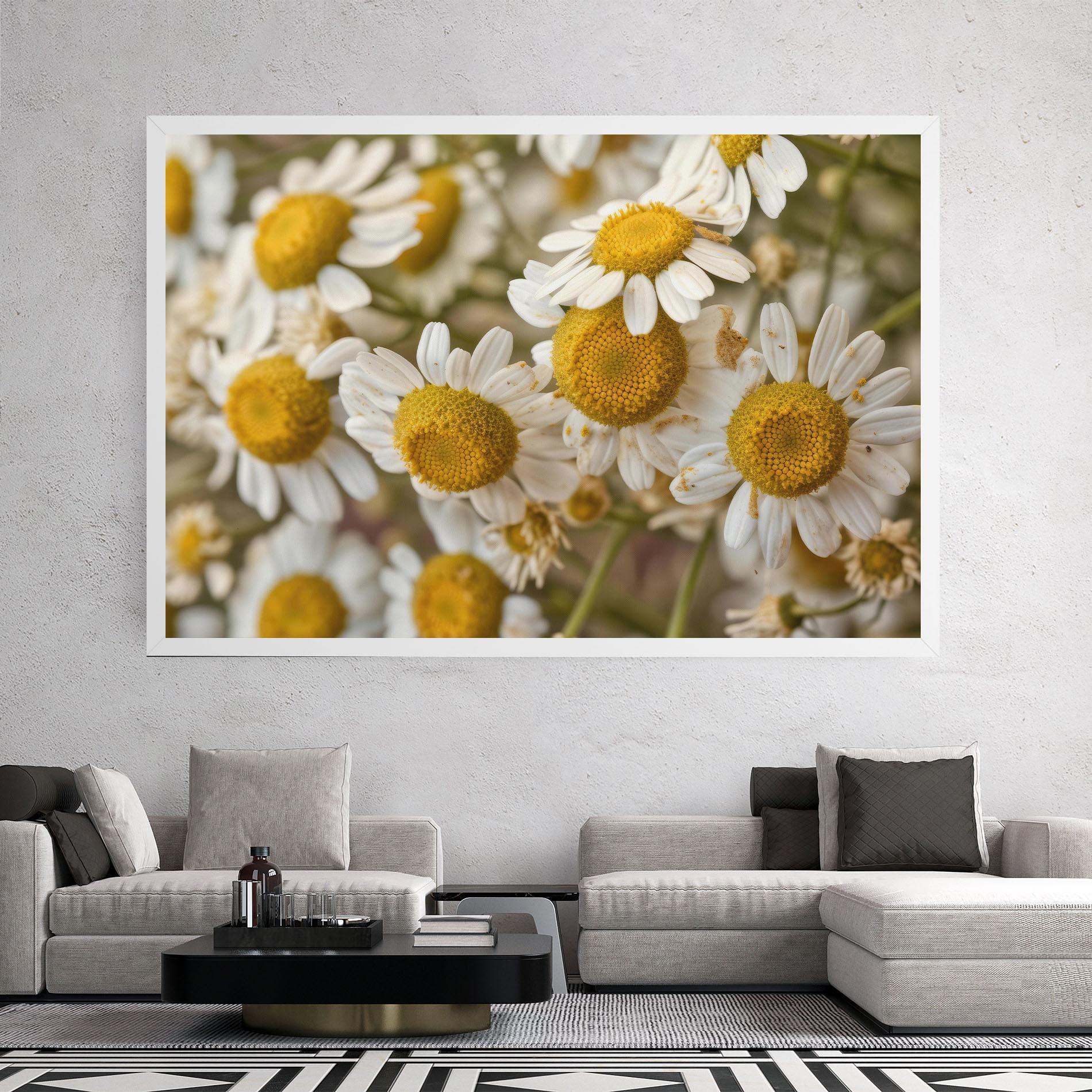 Vászonkép Daisy Wall mockup 2
