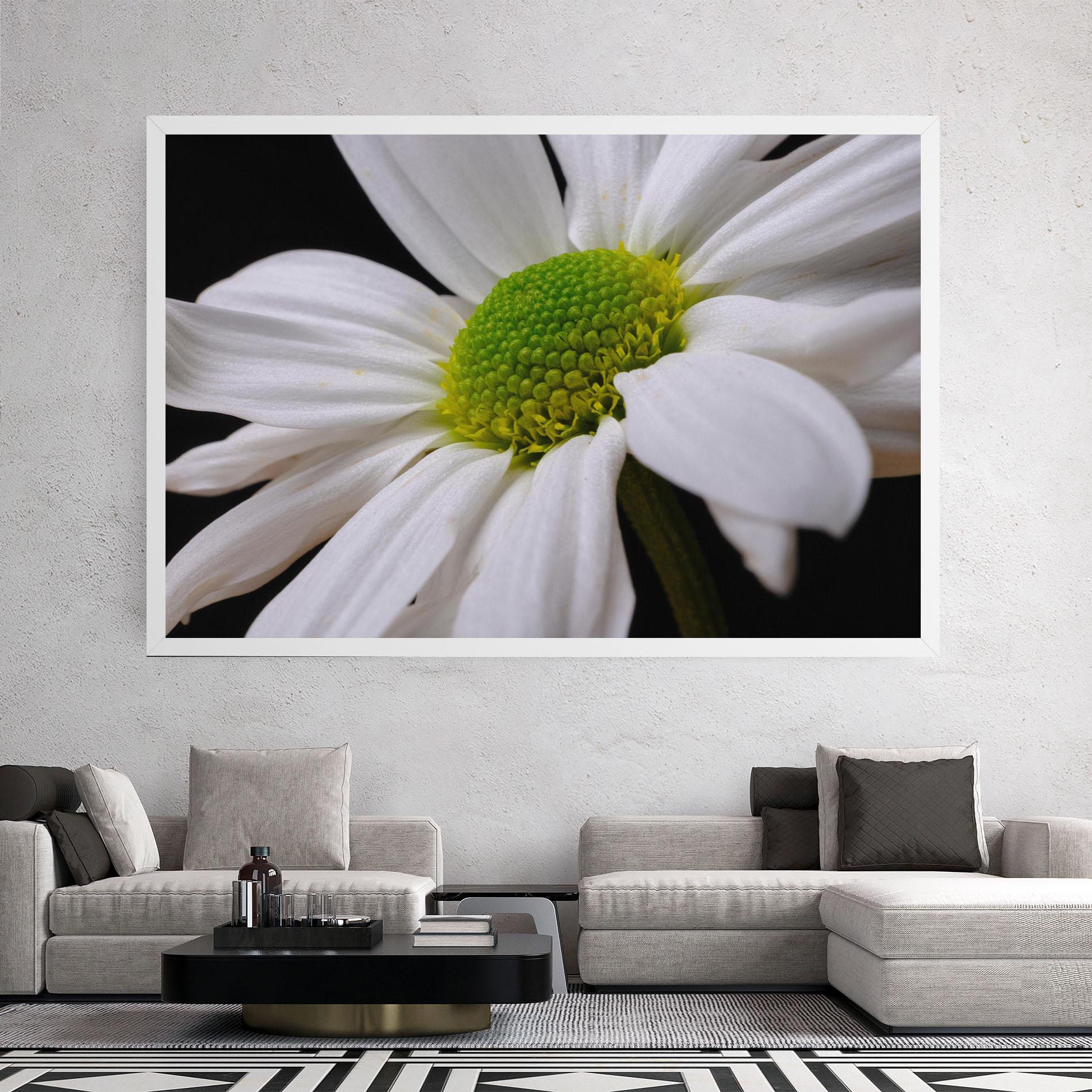 Vászonkép Green Middle Daisy mockup 2