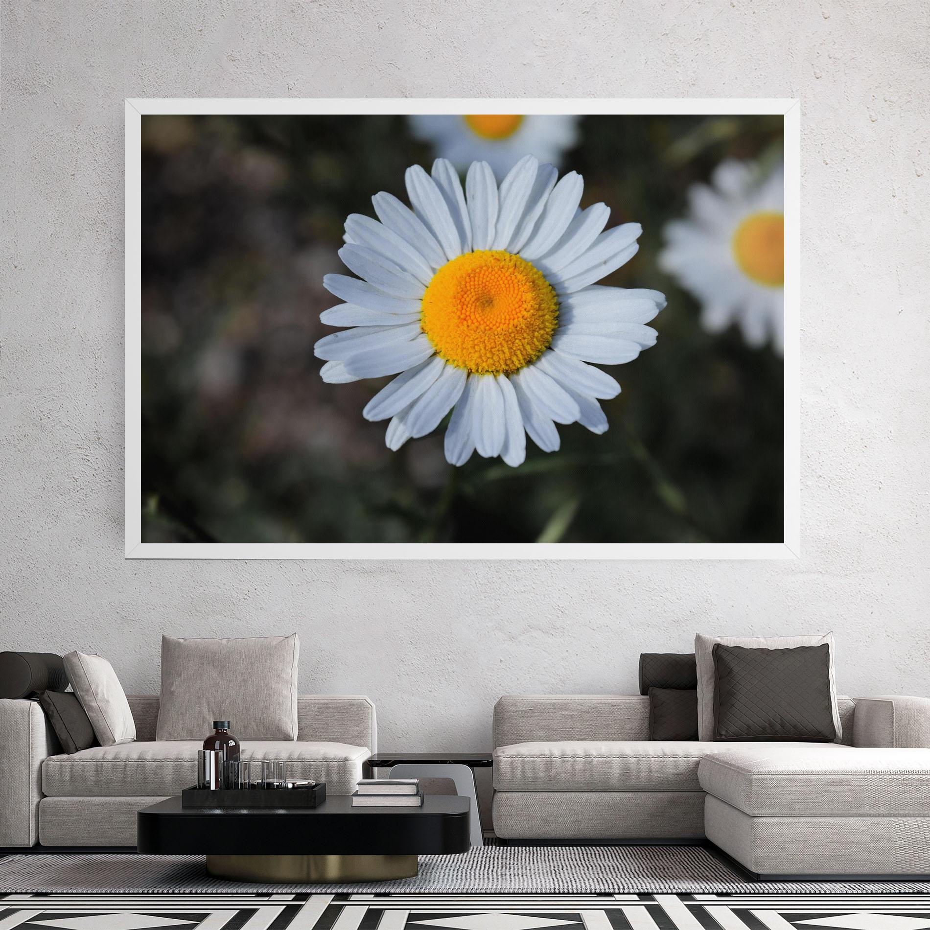 Vászonkép Strong Yellow Daisy mockup 2