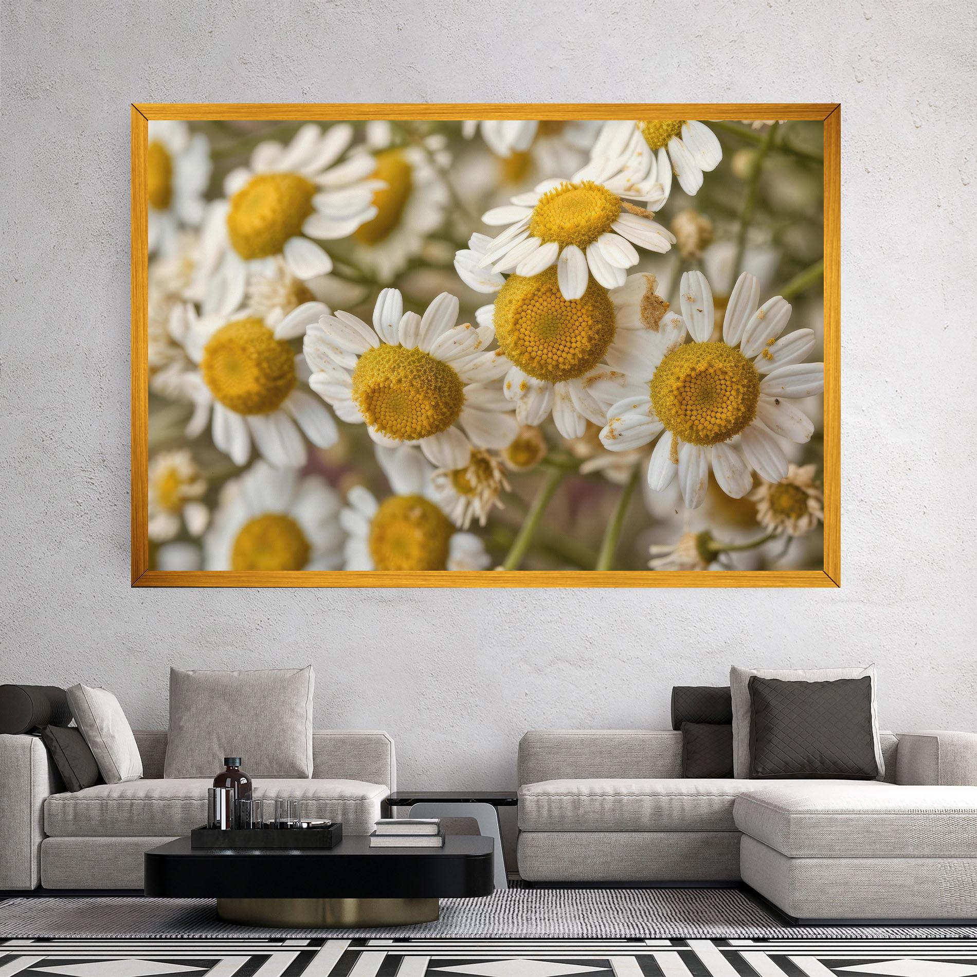 Vászonkép Daisy Wall mockup 2