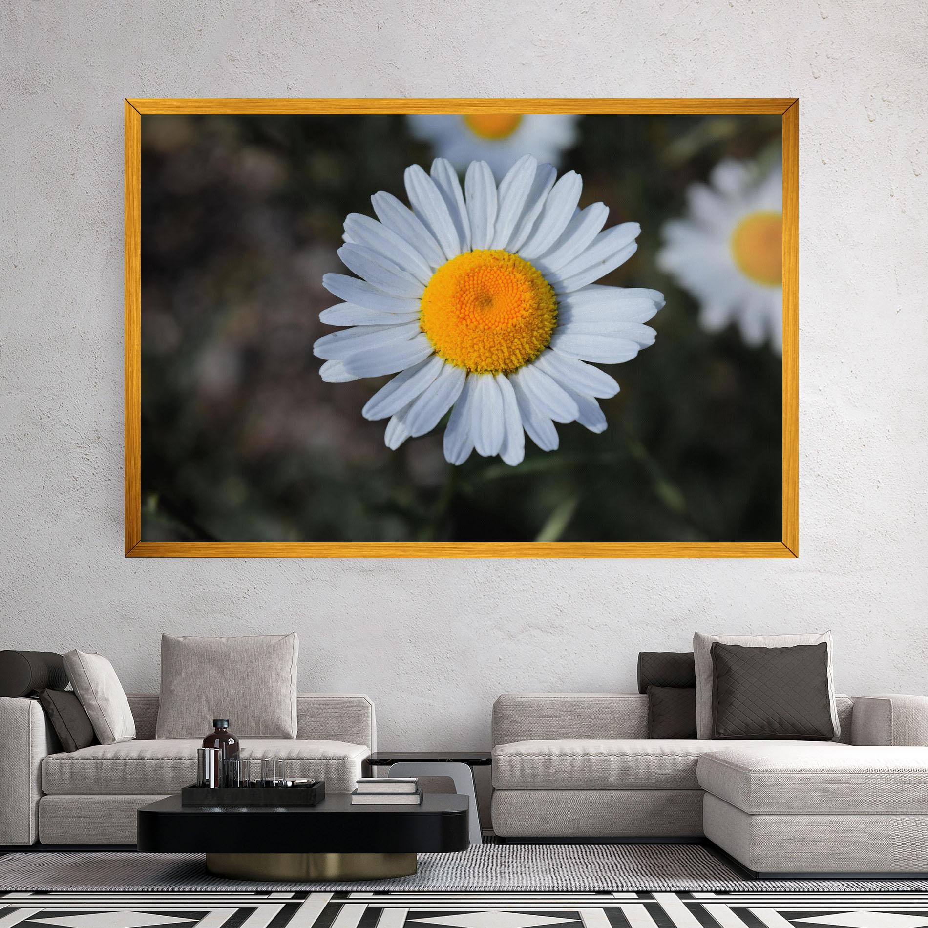 Vászonkép Strong Yellow Daisy mockup 2