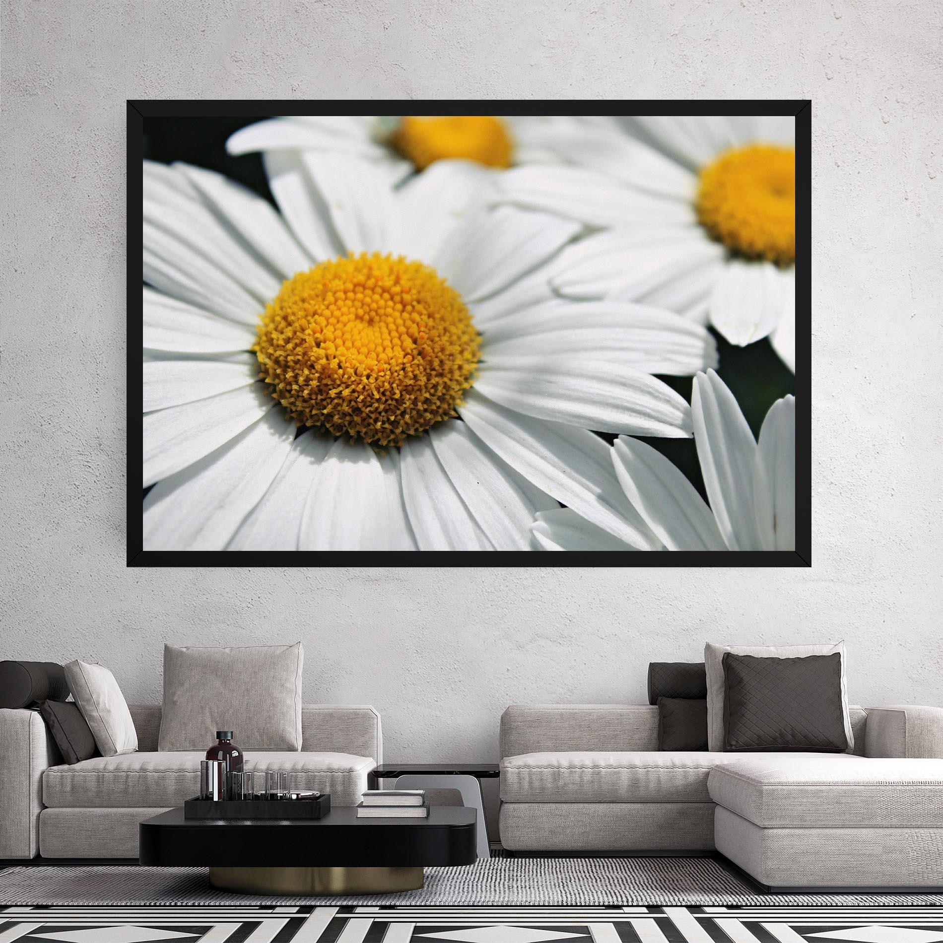 Vászonkép Big Daisies mockup 2