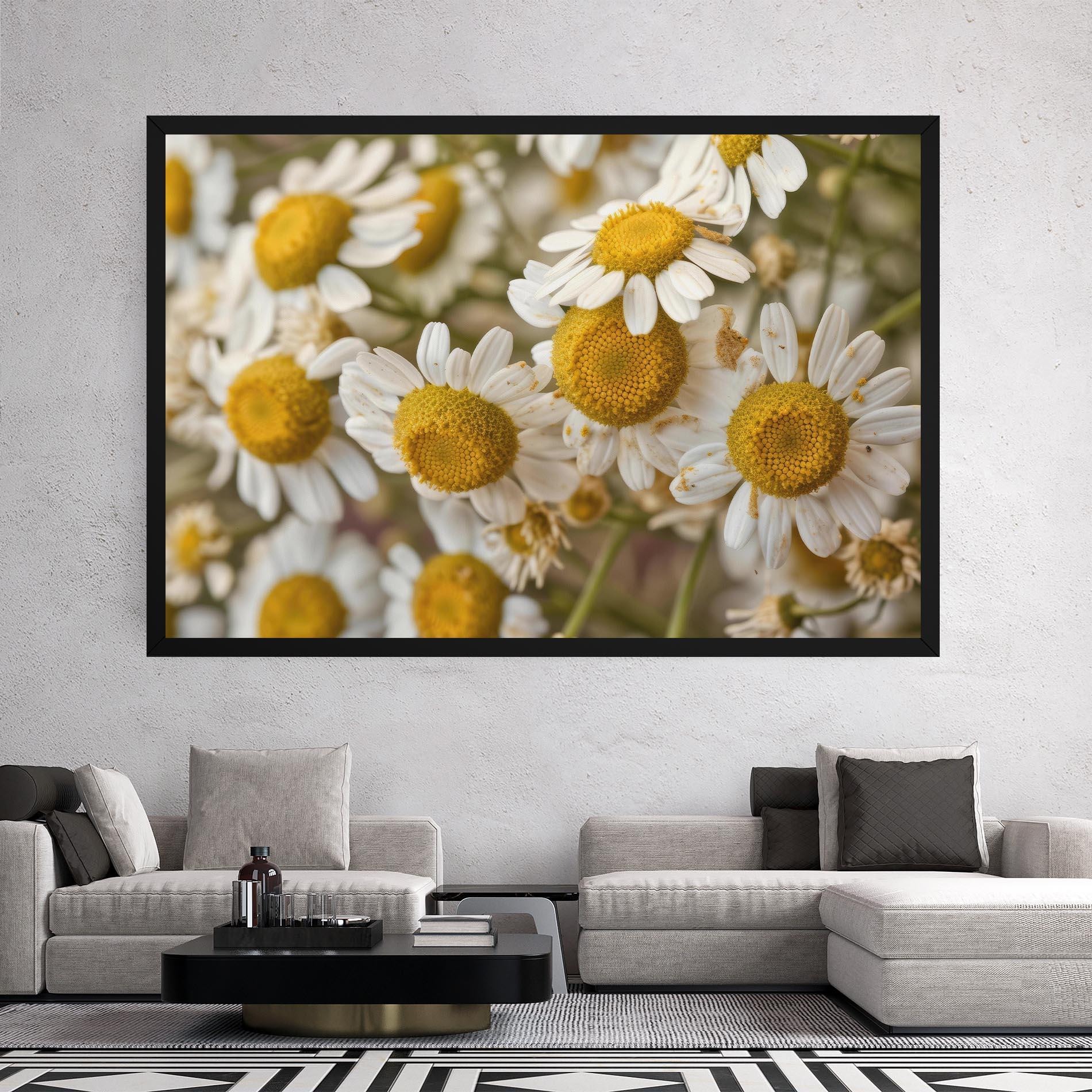 Vászonkép Daisy Wall mockup 2