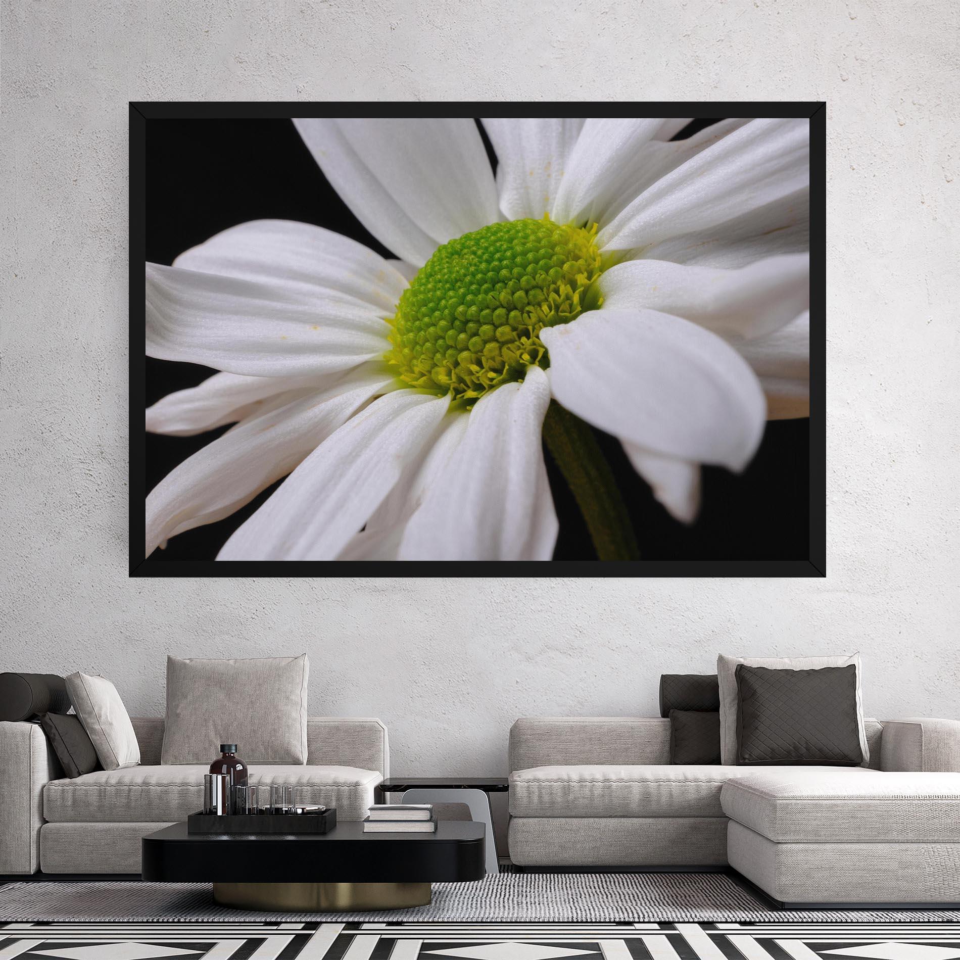 Vászonkép Green Middle Daisy mockup 2