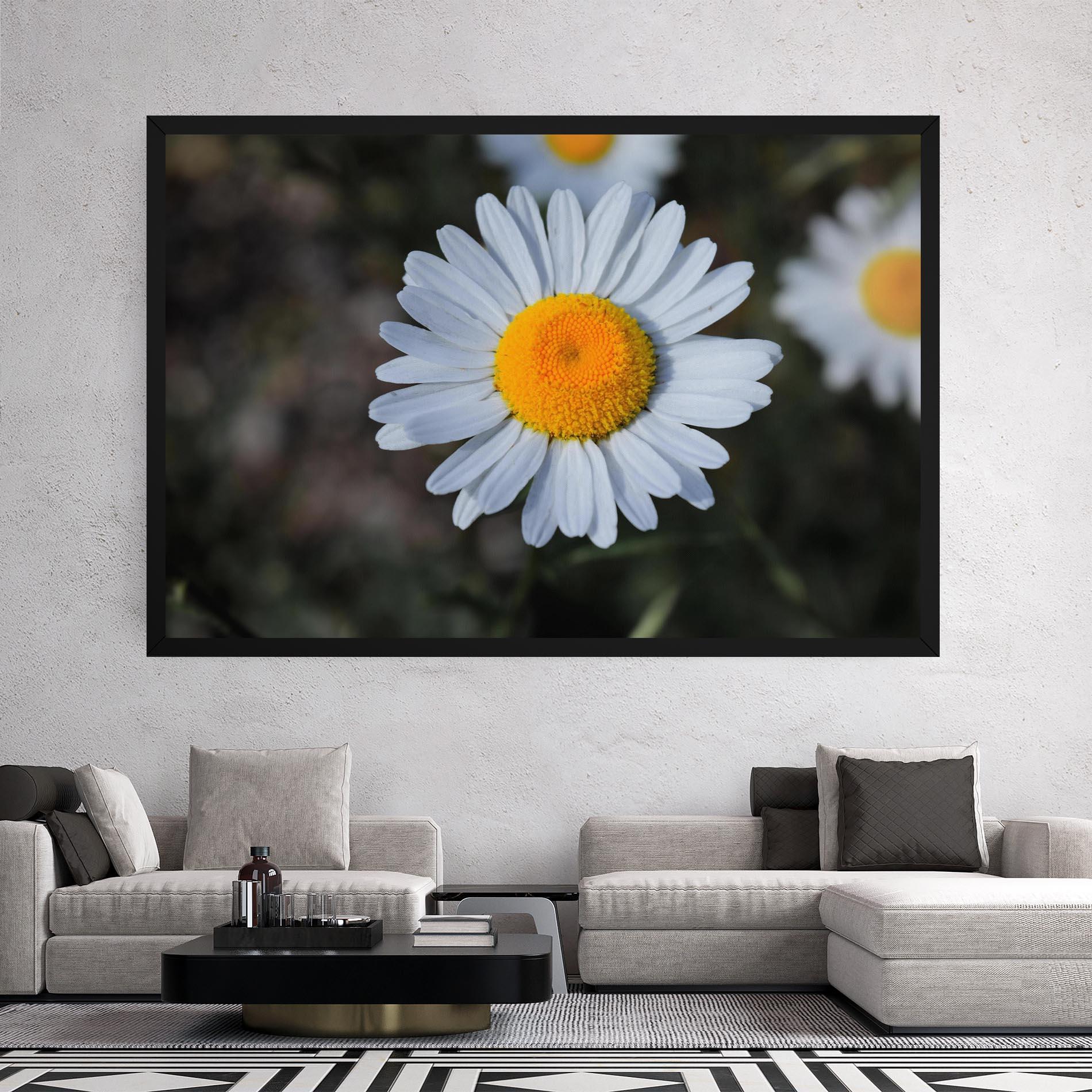 Vászonkép Strong Yellow Daisy mockup 2