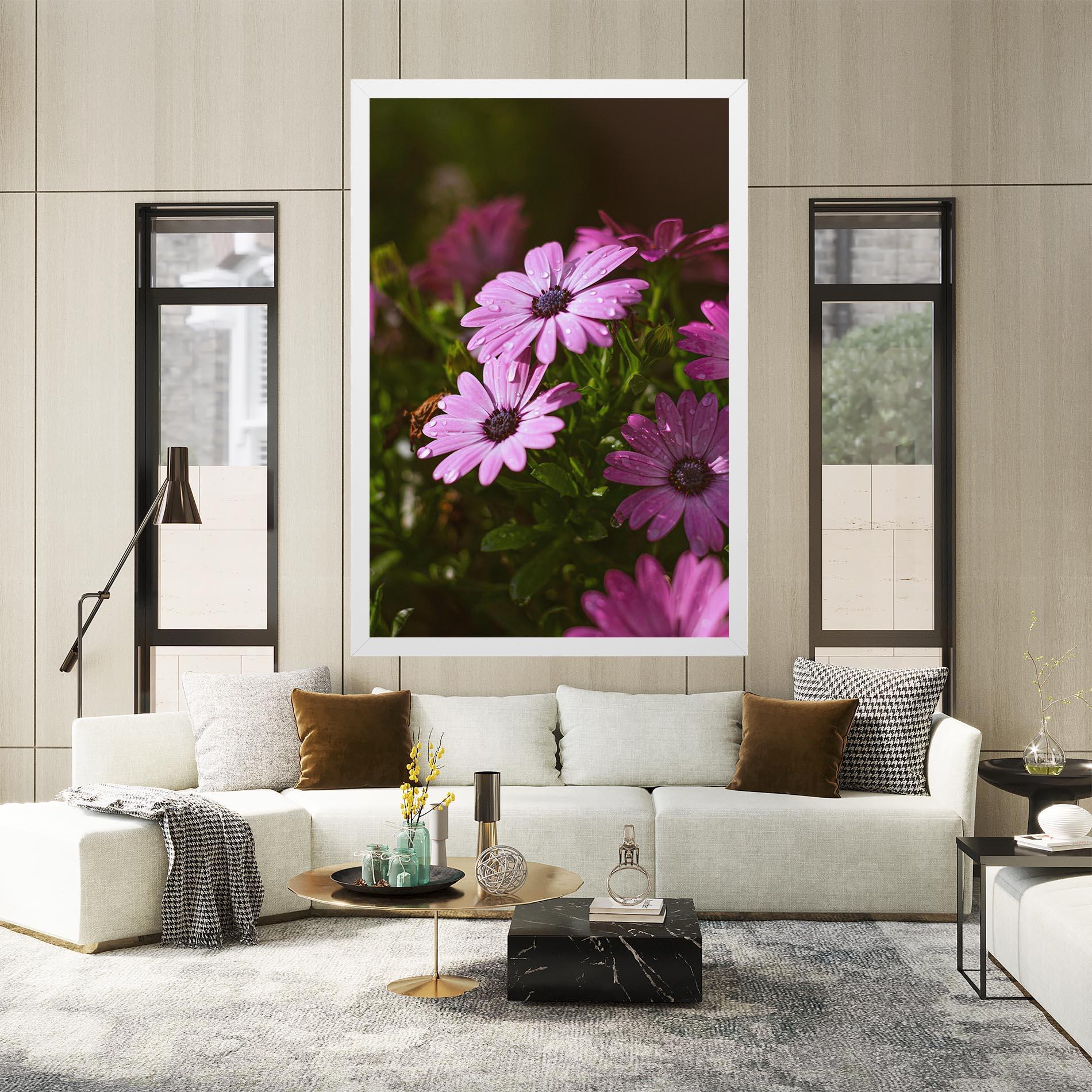 Vászonkép Purple Daisy mockup 2