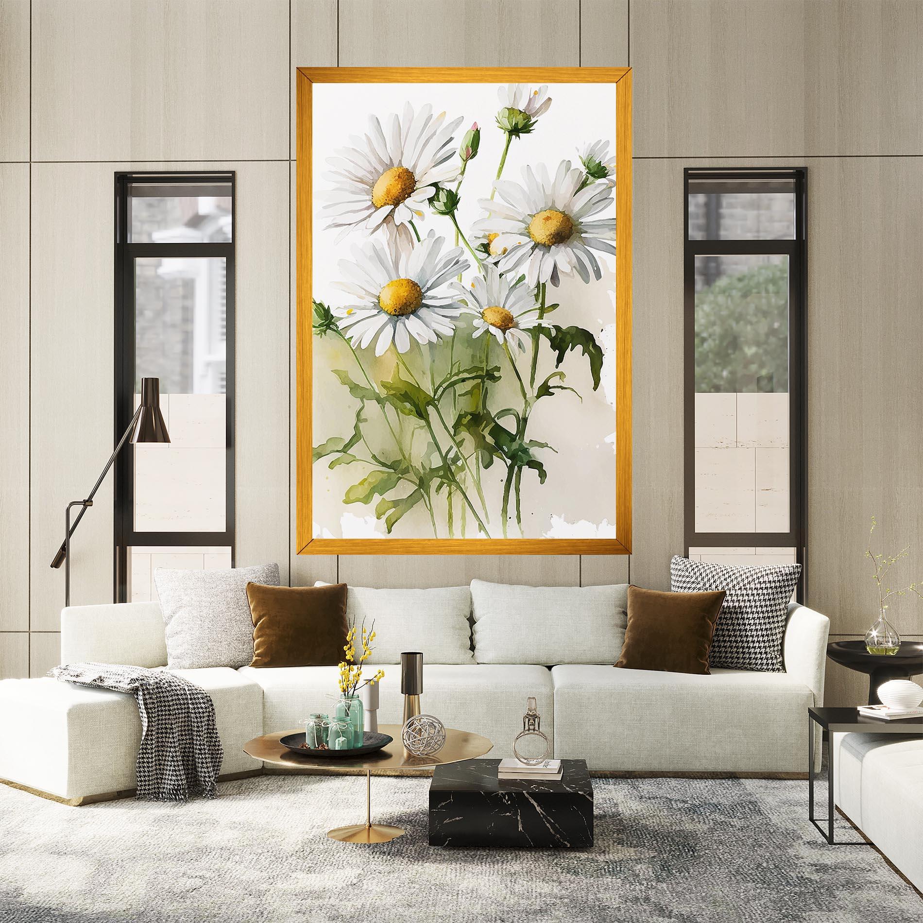 Vászonkép Painted Daisy mockup 2