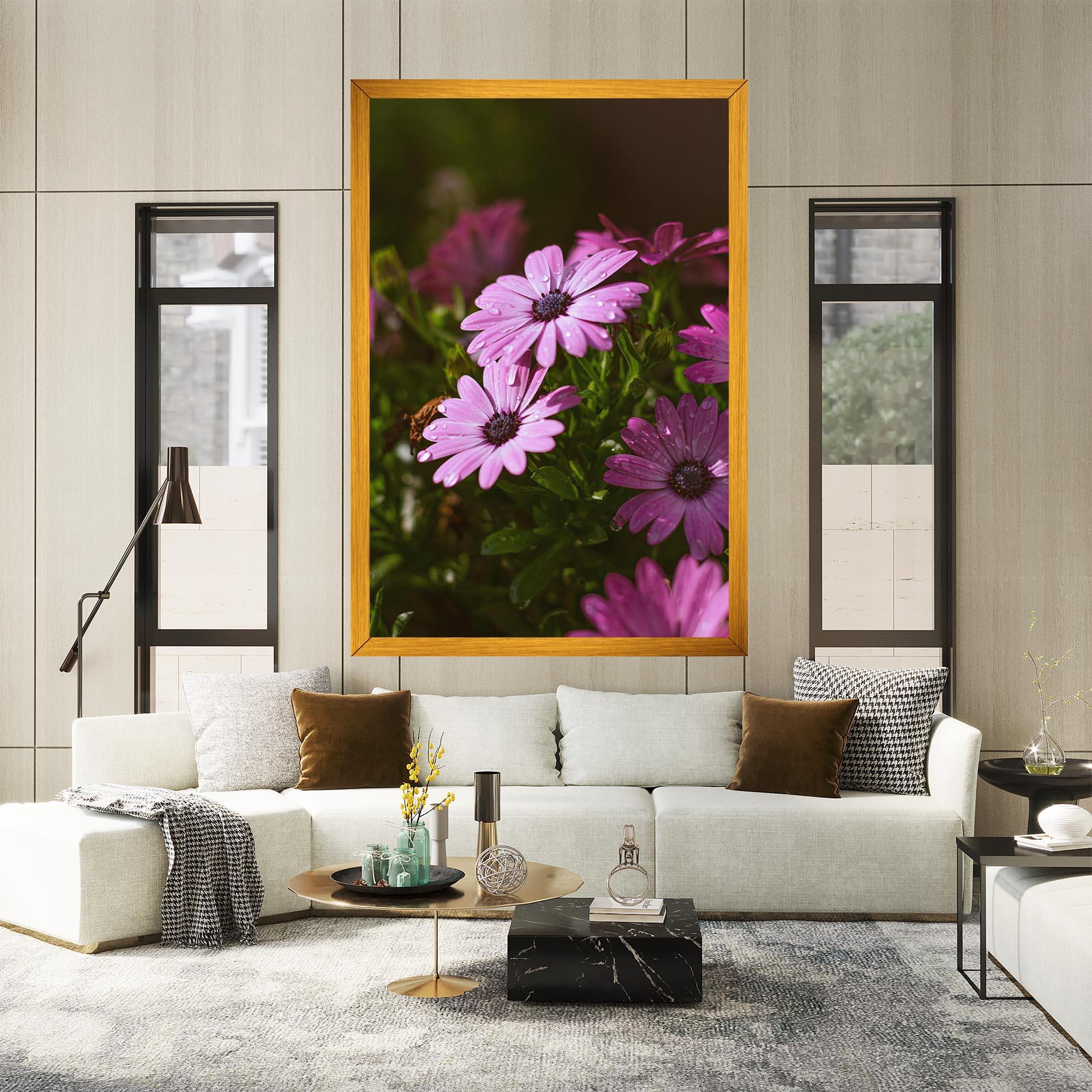 Vászonkép Purple Daisy mockup 2