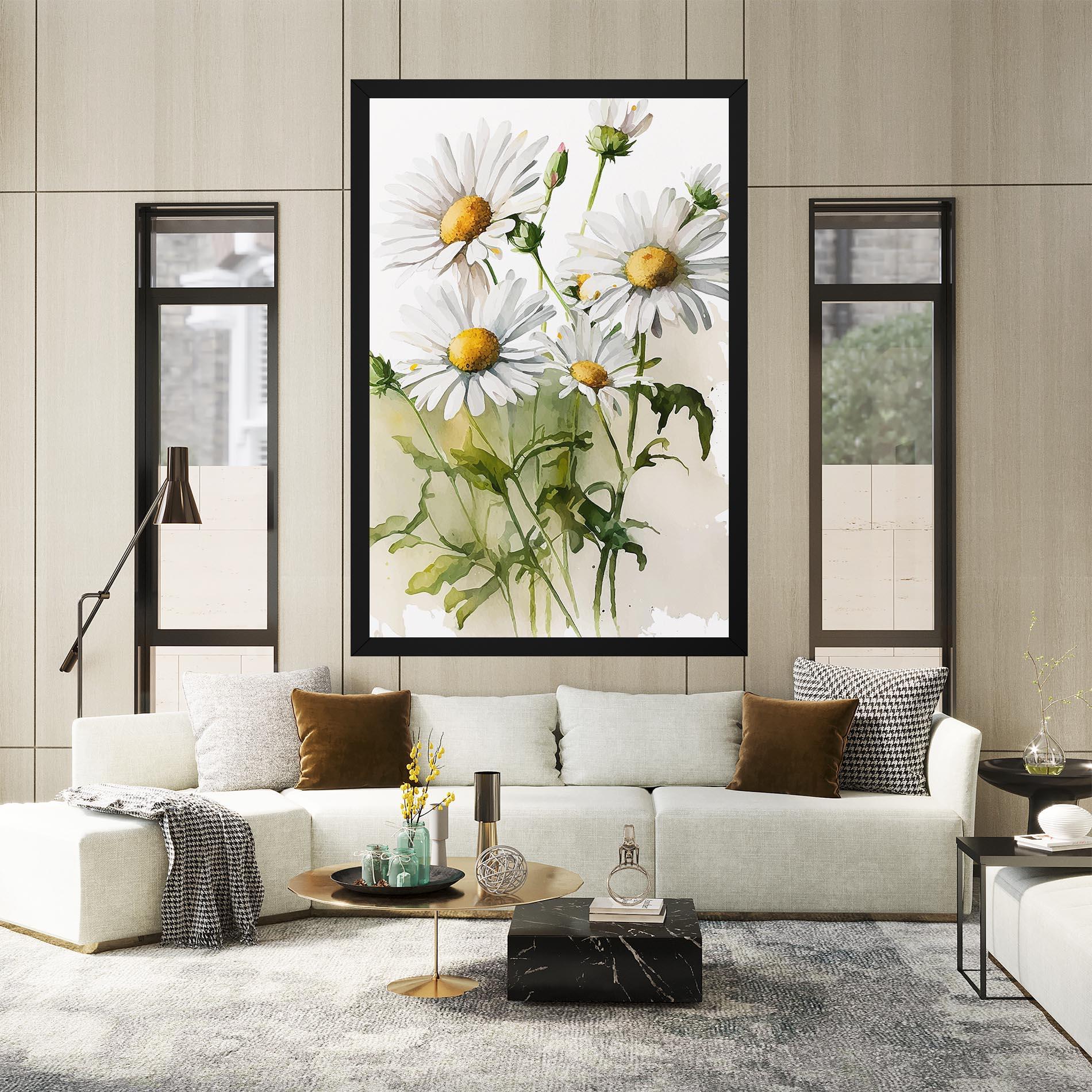 Vászonkép Painted Daisy mockup 2