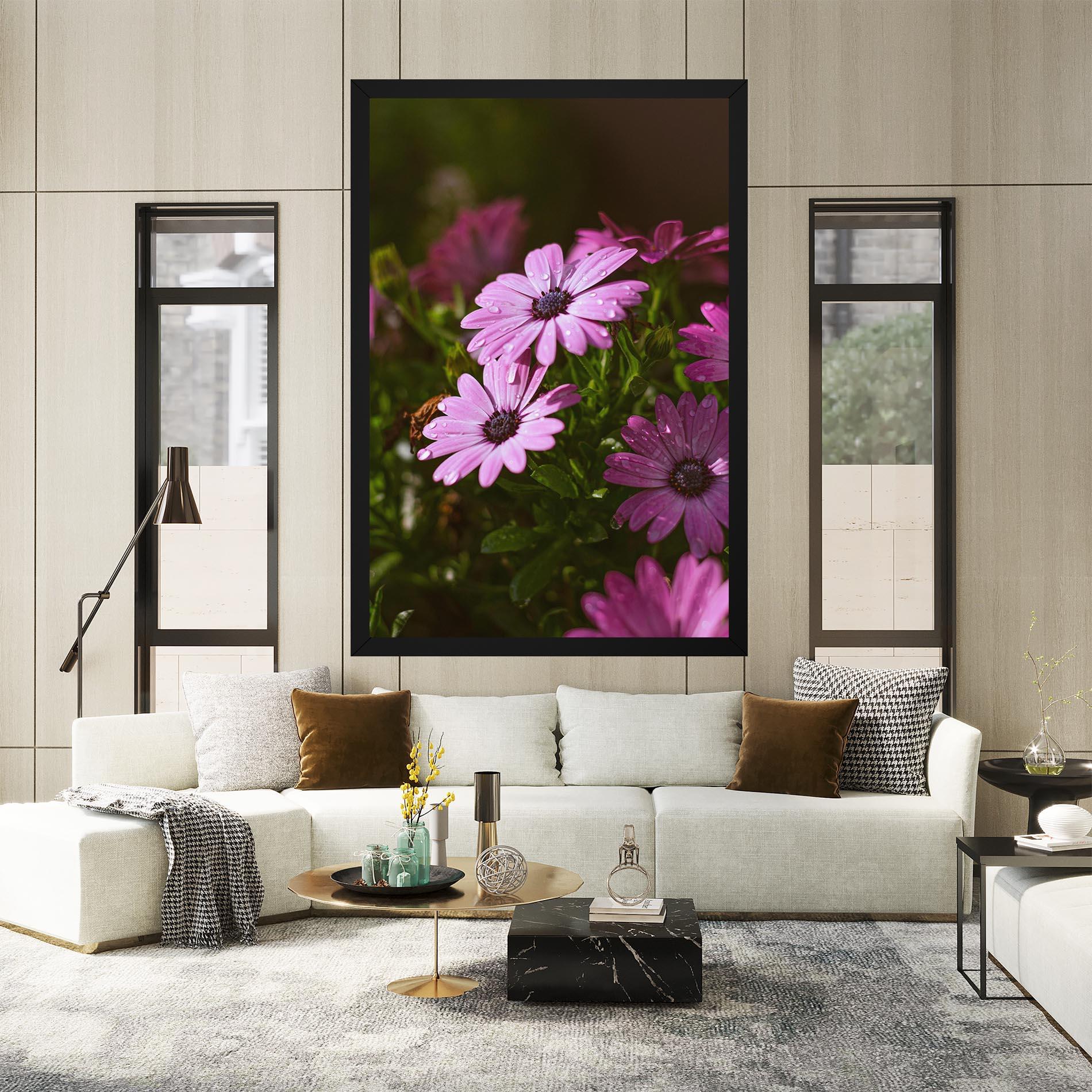 Vászonkép Purple Daisy mockup 2