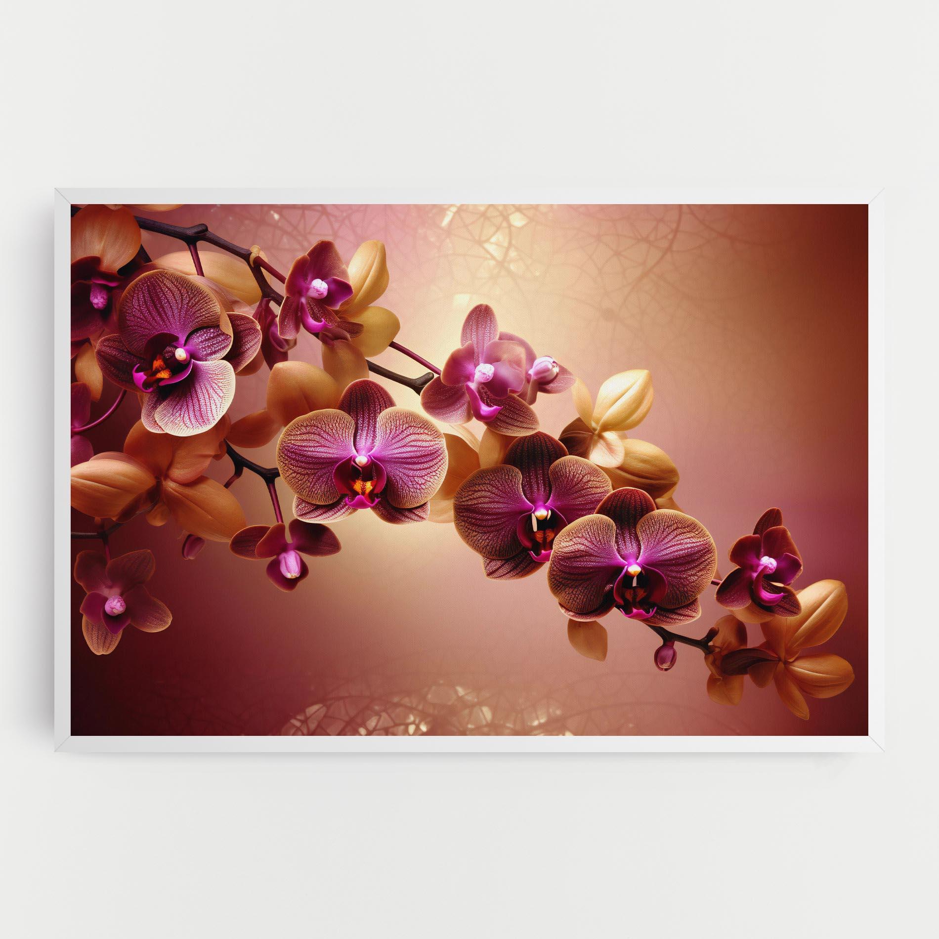 Vászonkép Purple Cream Orchid mockup 0