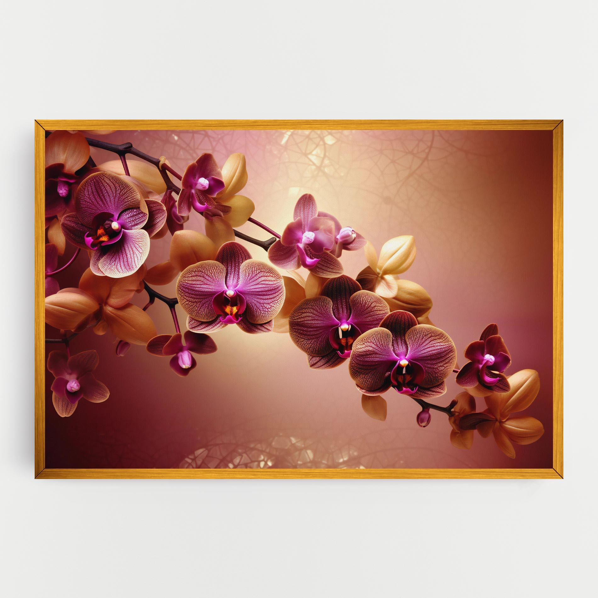 Vászonkép Purple Cream Orchid mockup 0