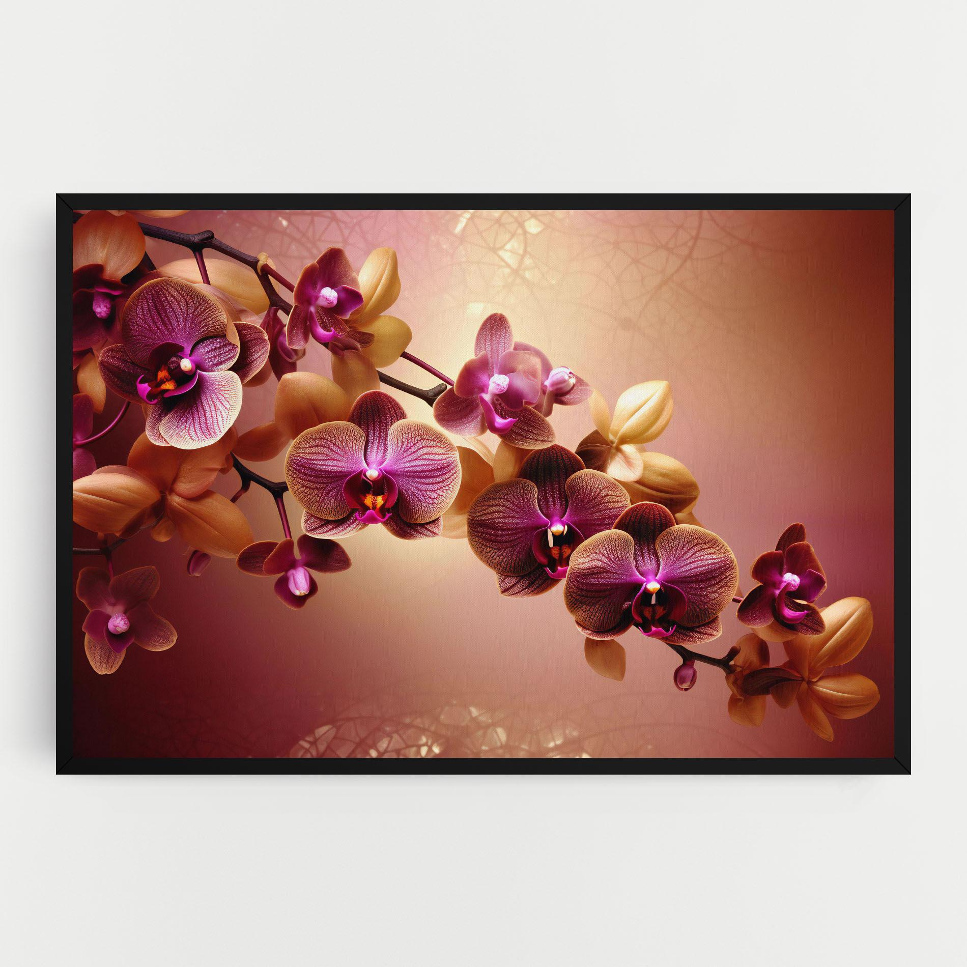 Vászonkép Purple Cream Orchid mockup 0
