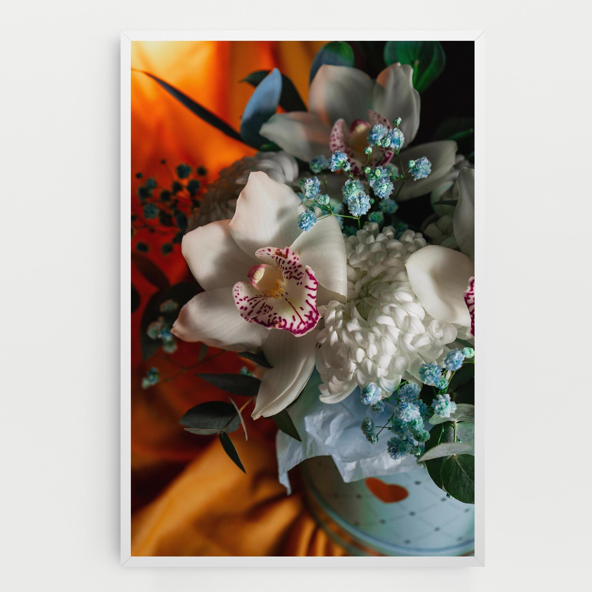 Vászonkép Orchid In Vase mockup 0
