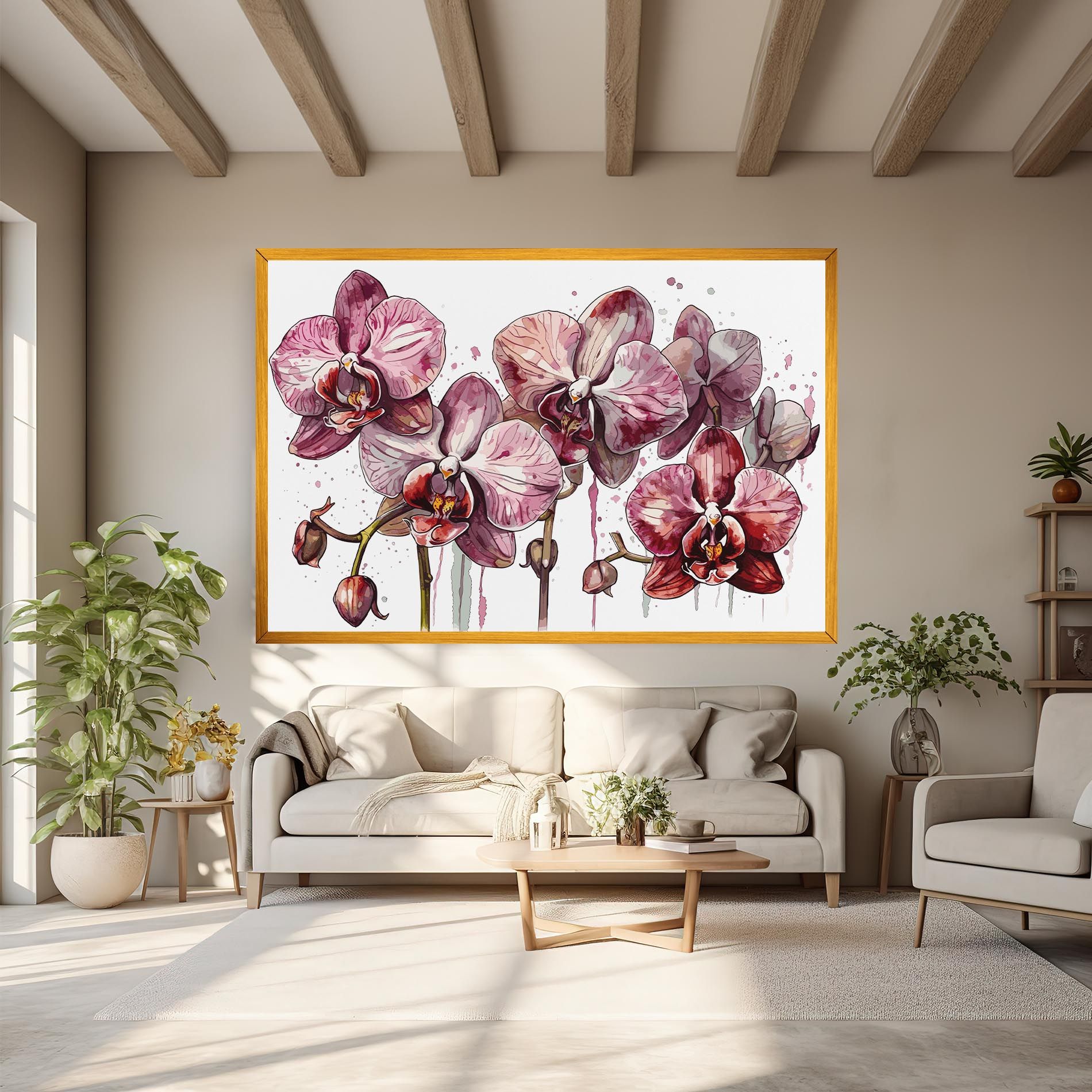 Orchid Art mockup 6