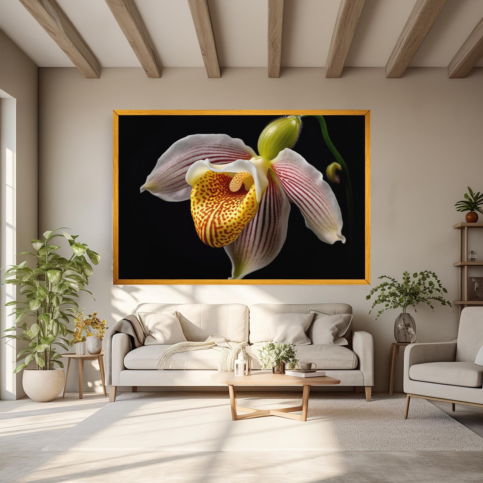 Orchid On Black mockup 6