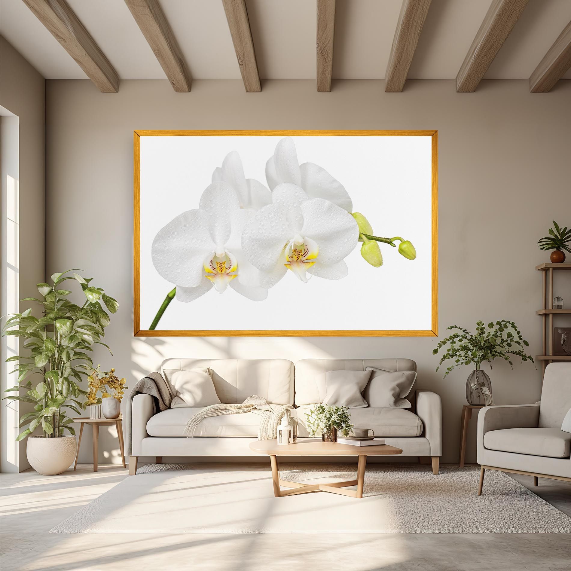 Orchids On White mockup 6
