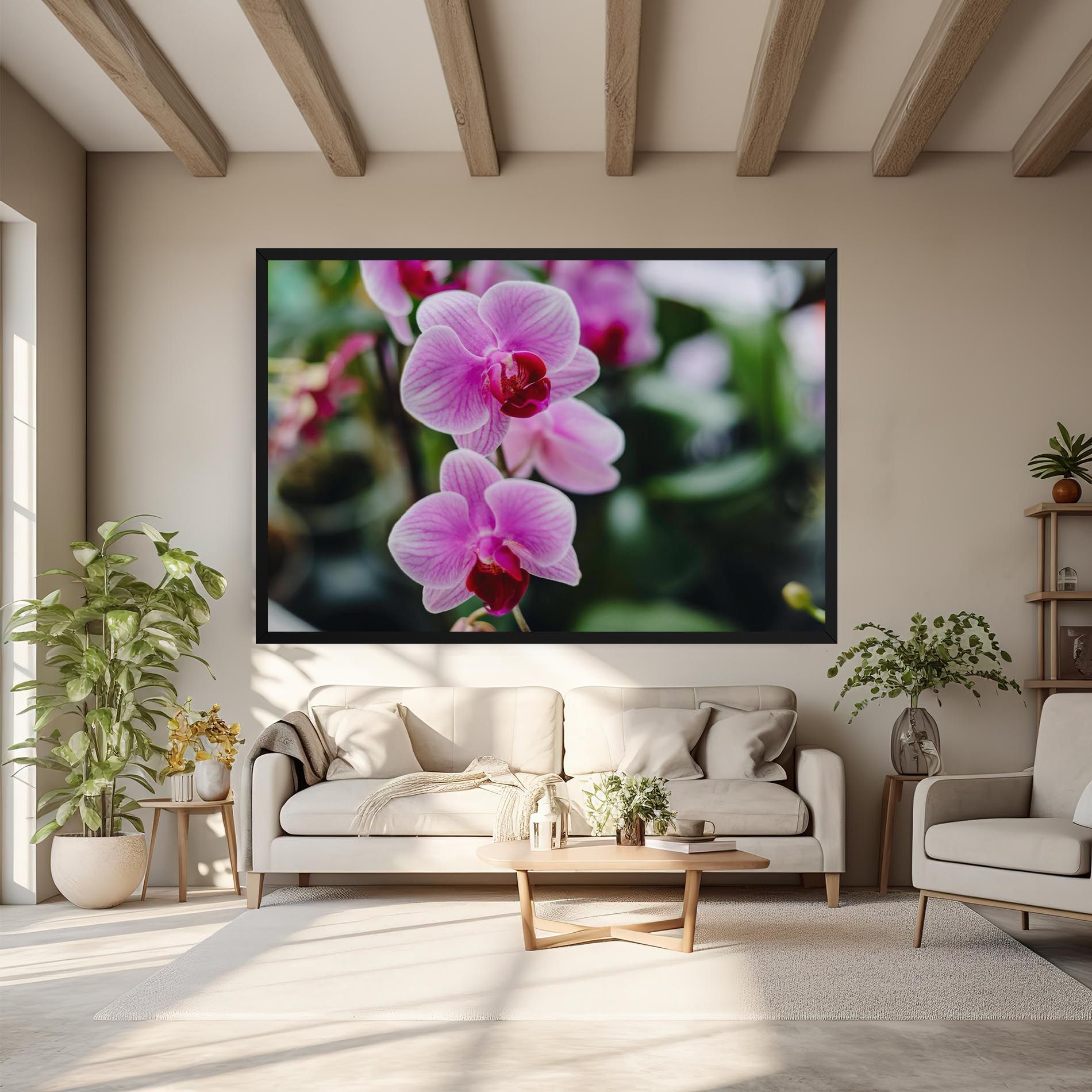 Garden Purple Orchids mockup 6