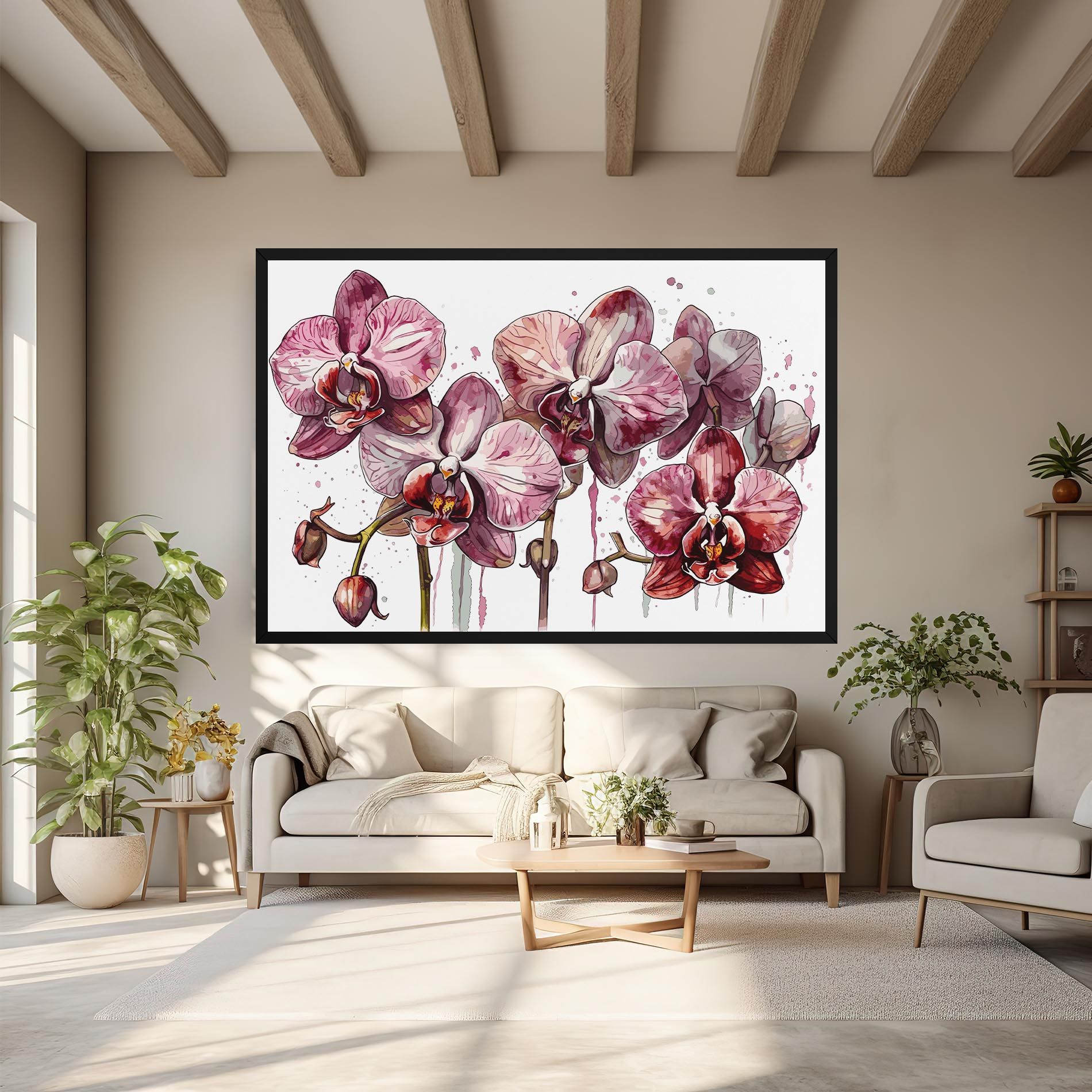 Orchid Art mockup 6