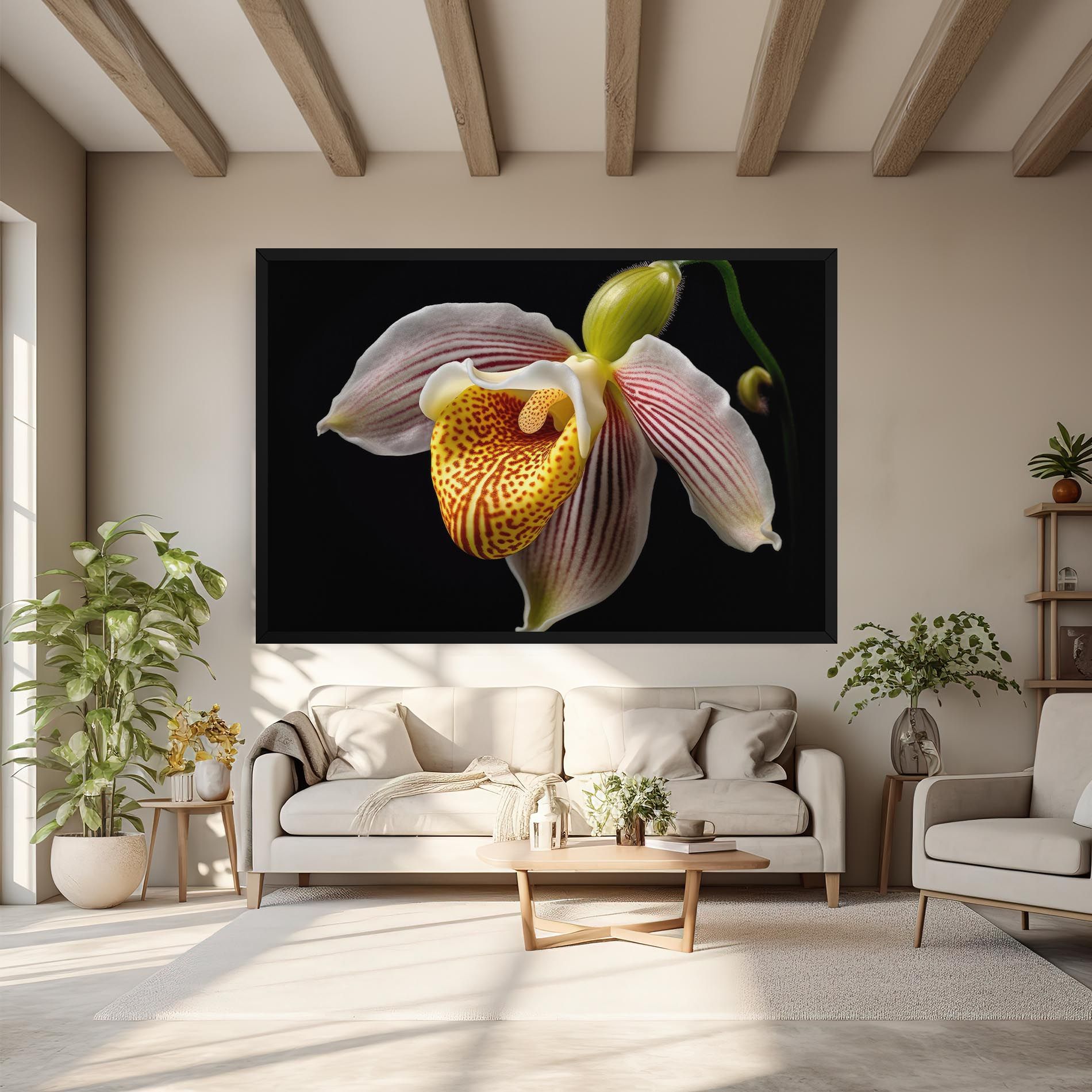 Orchid On Black mockup 6