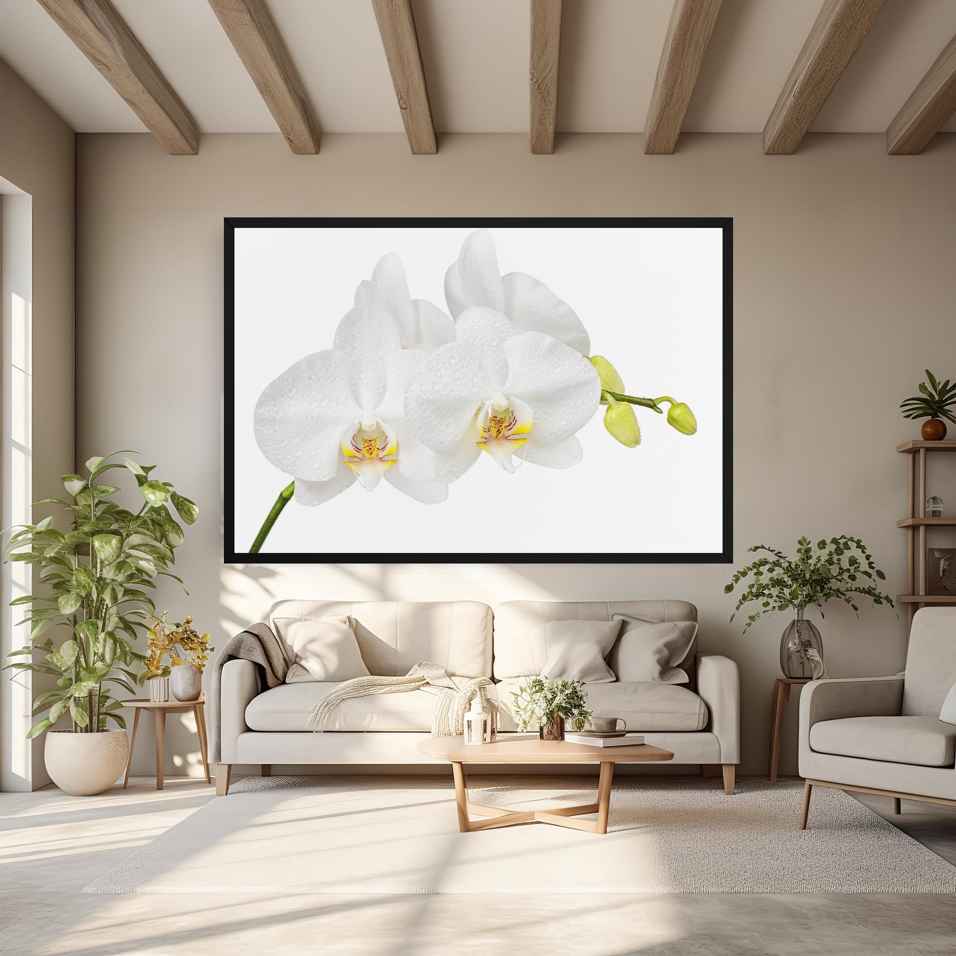 Orchids On White mockup 6