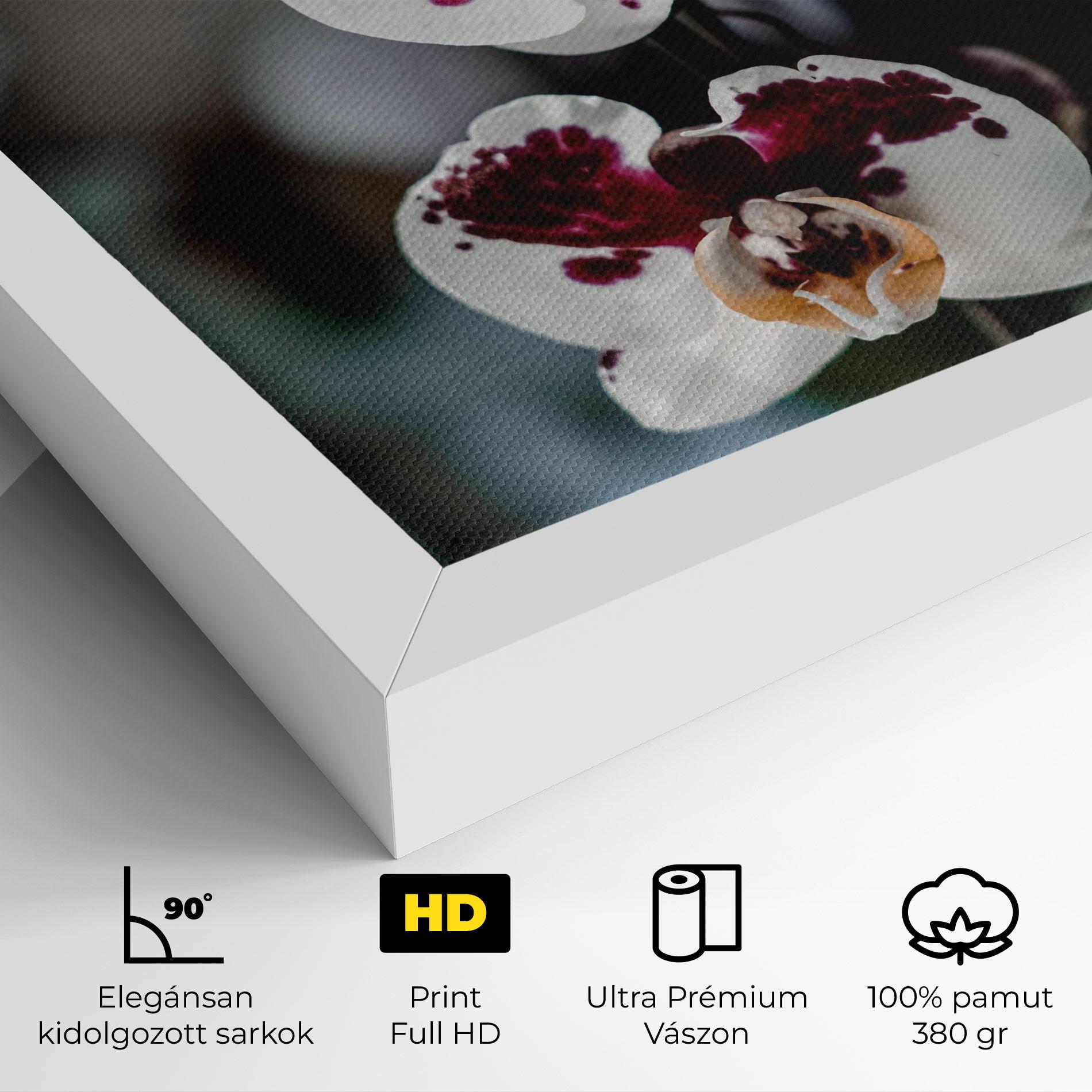 Vászonkép Dark Purple Orchid mockup 4