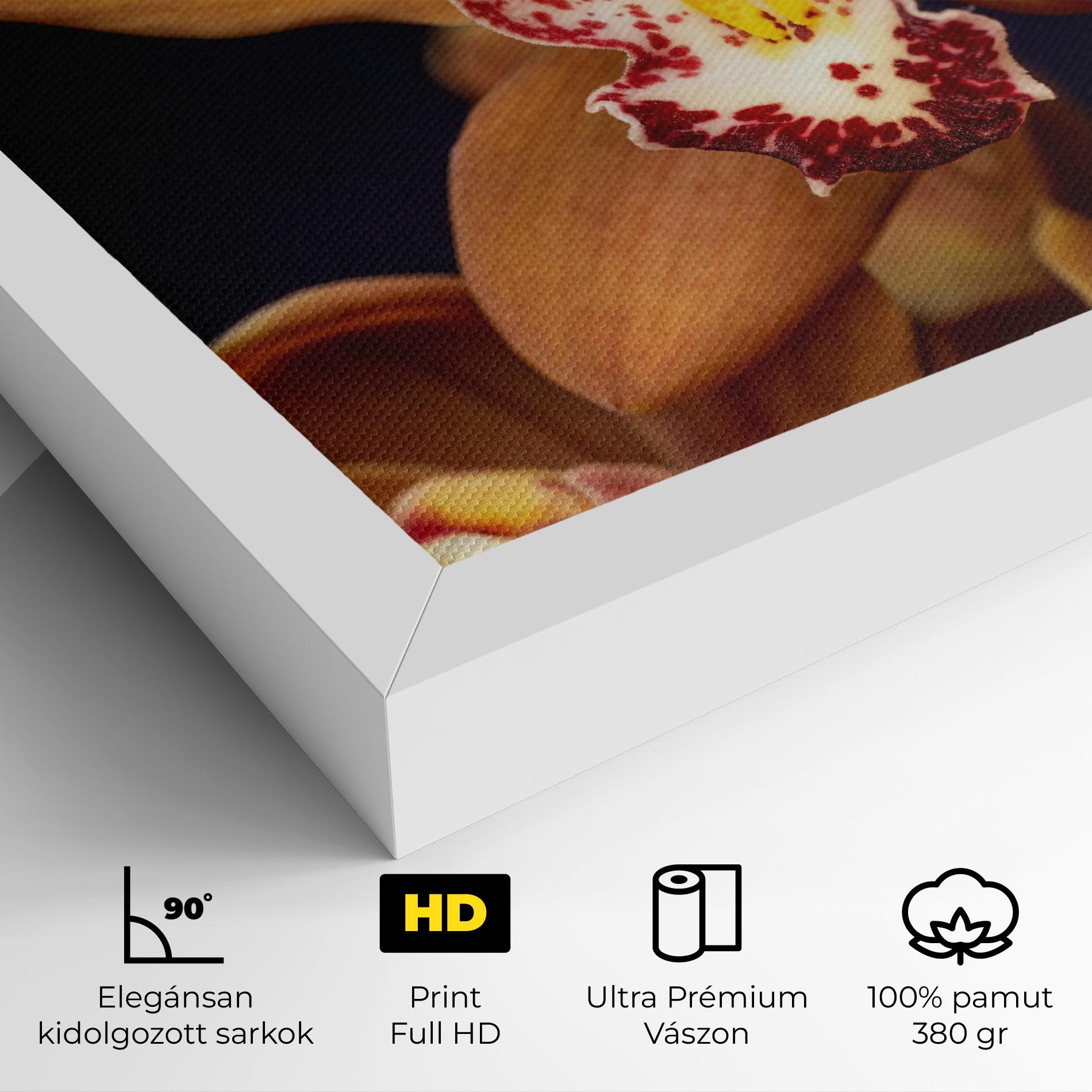 Vászonkép Dirty Orange Orchid mockup 4