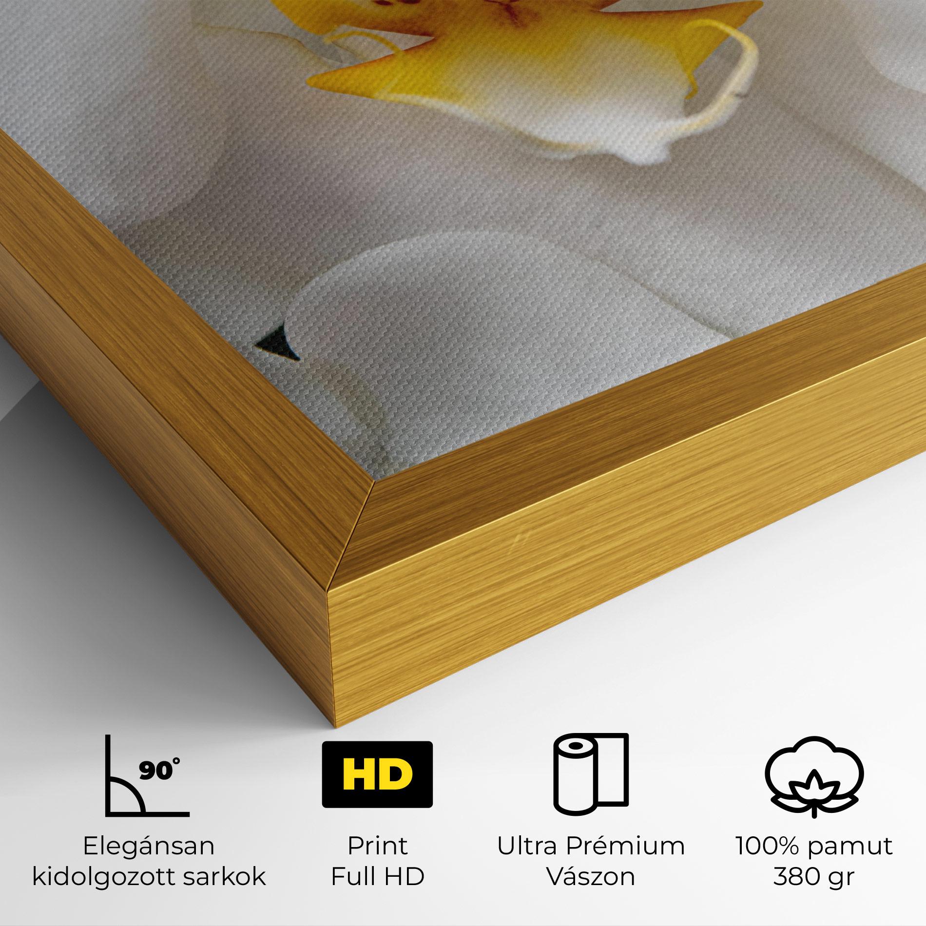 Vászonkép Big Orchid Close Up mockup 4