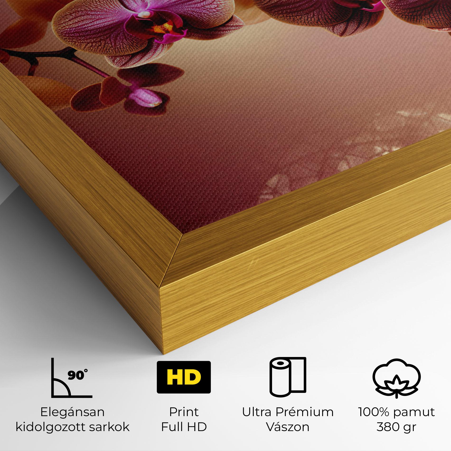 Vászonkép Purple Cream Orchid mockup 4