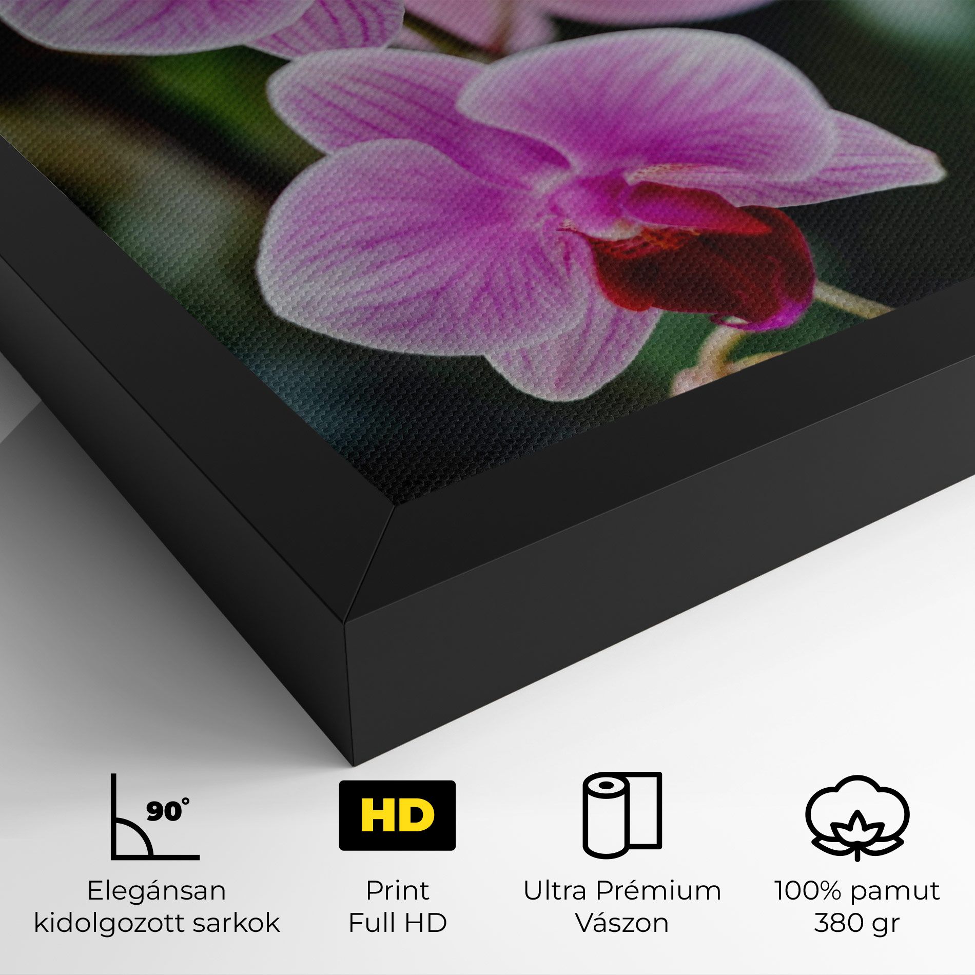 Garden Purple Orchids mockup 4
