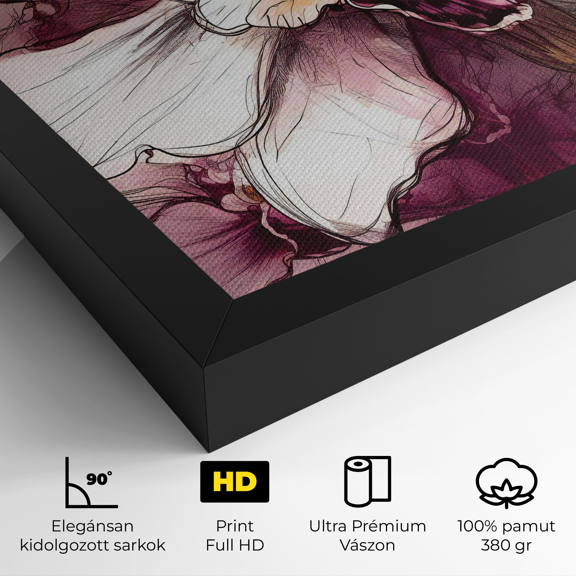 Painted Purple Orchid mockup 4