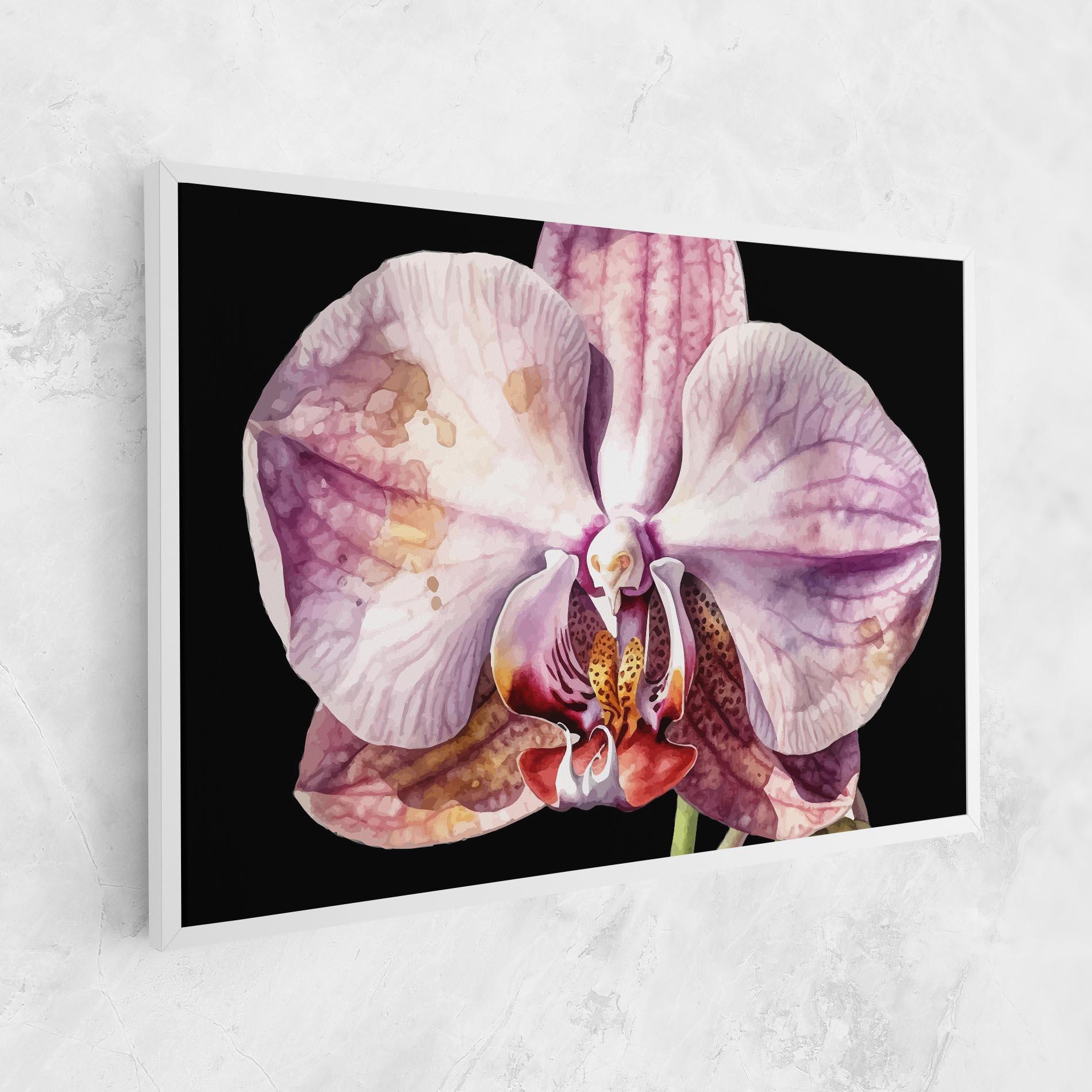 Vászonkép Painted Orchid mockup 1