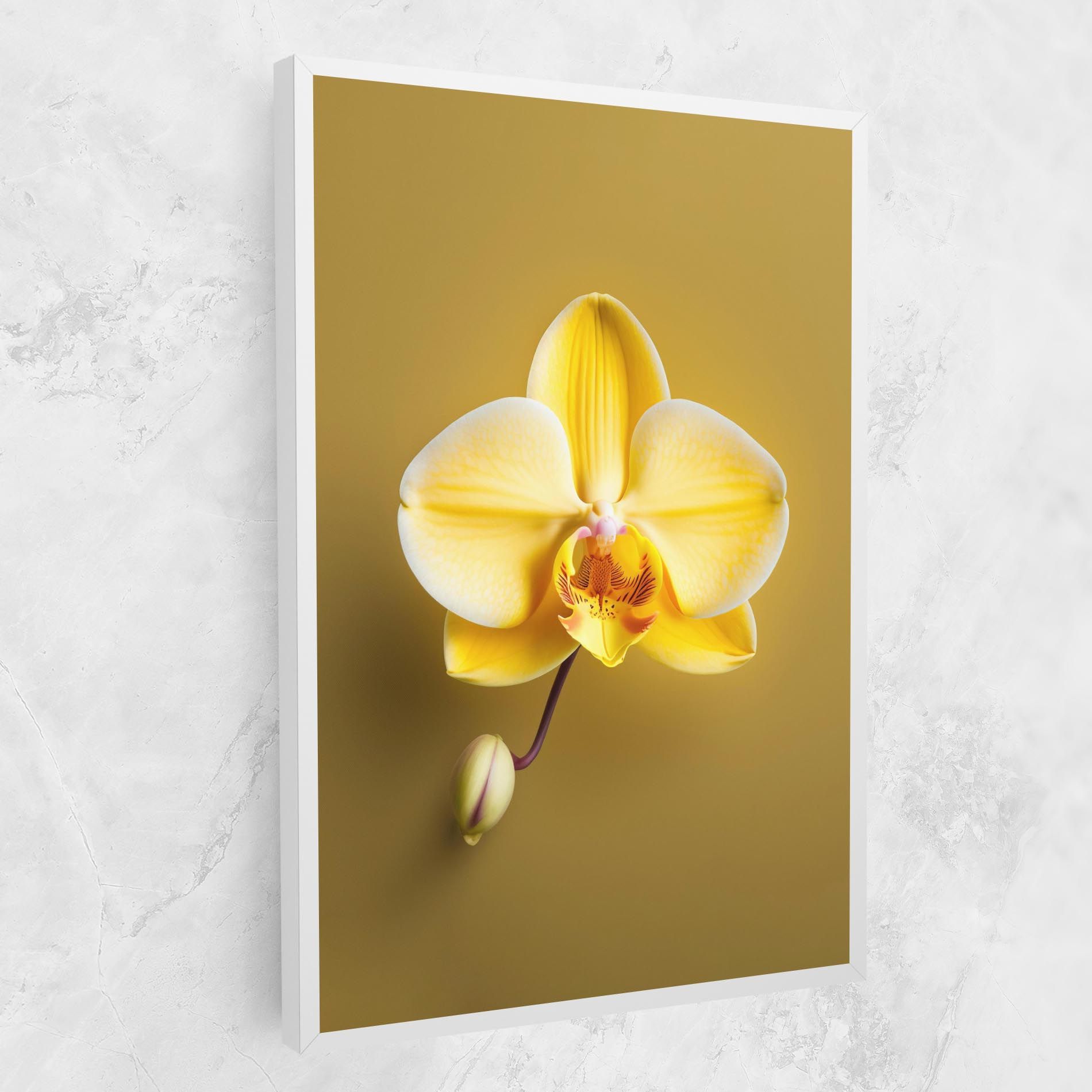 Pastel Yellow Orchid mockup 1