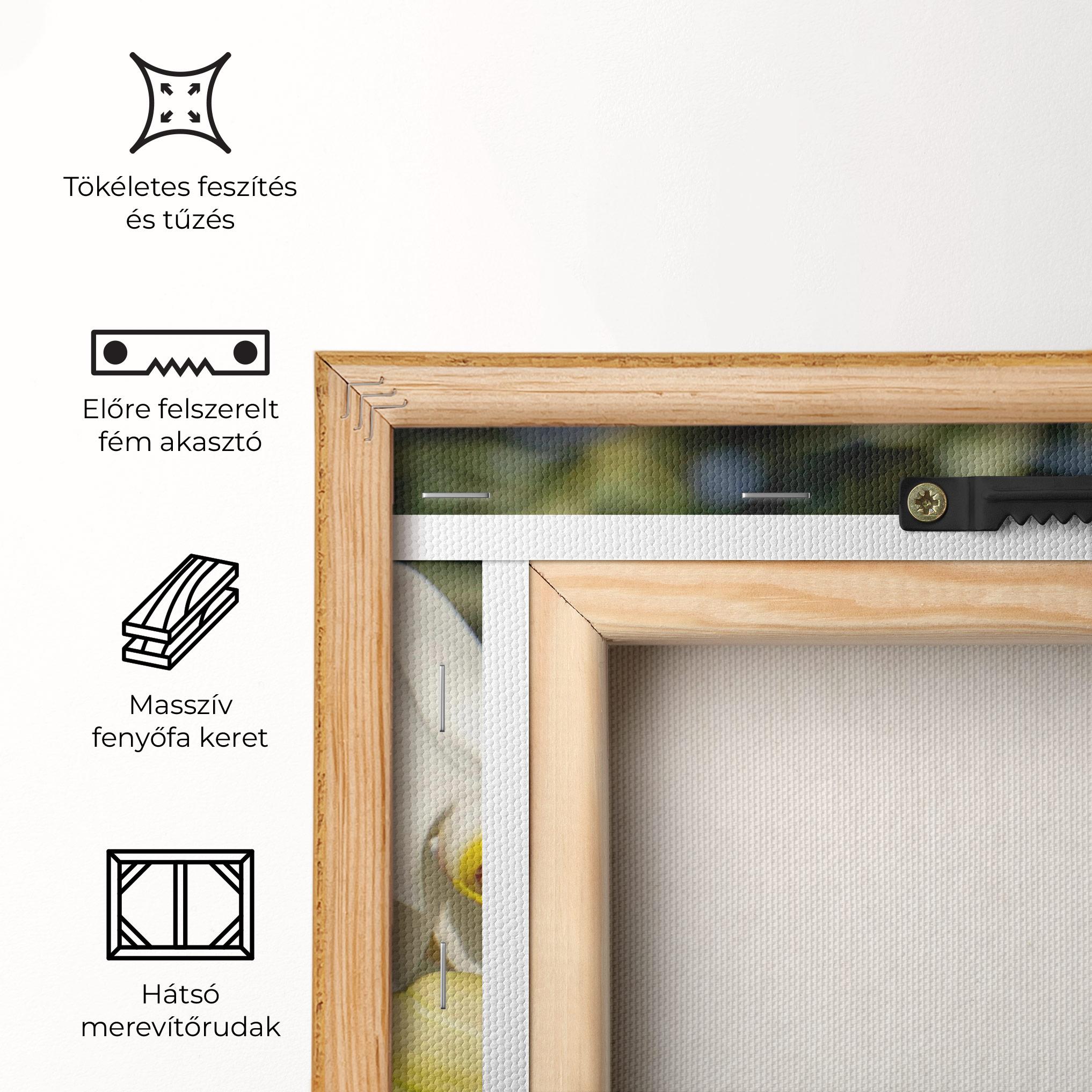 Vászonkép Big Orchids In Nature mockup 5