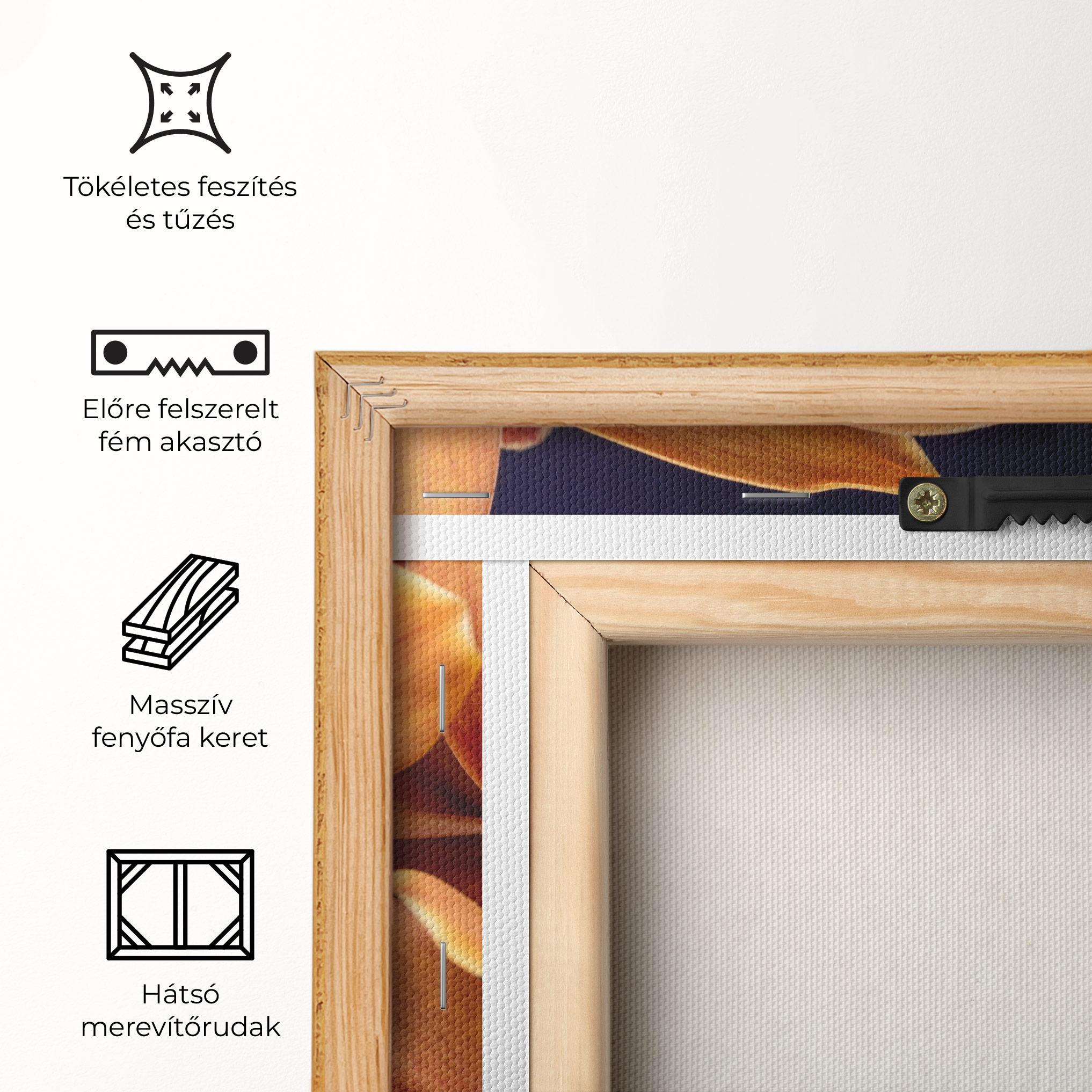 Vászonkép Dirty Orange Orchid mockup 5