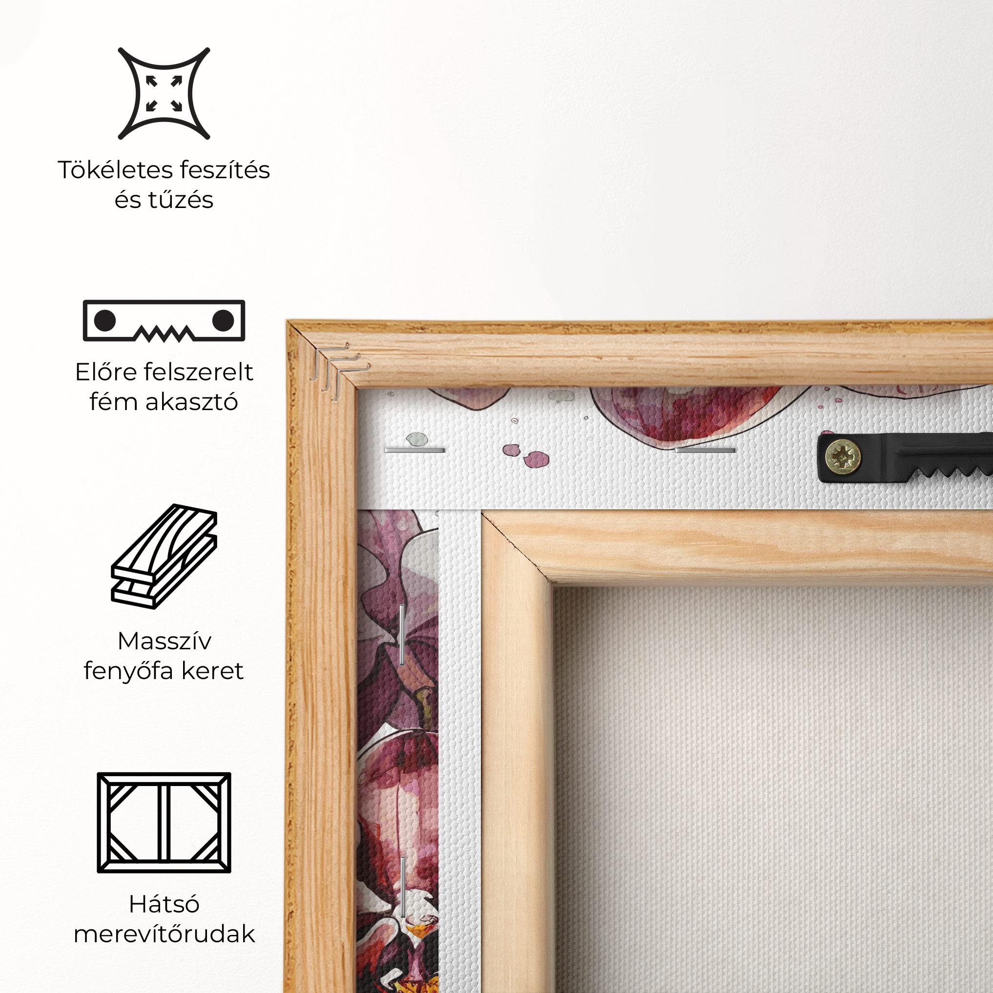 Vászonkép Orchid Art mockup 5