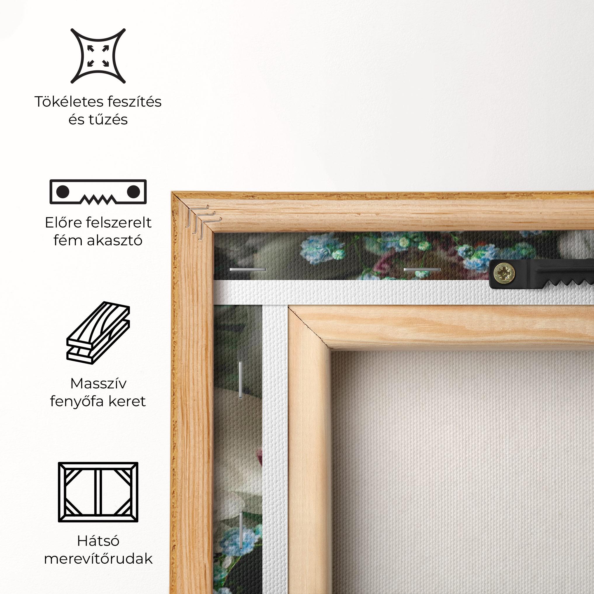 Vászonkép Orchid In Vase mockup 5