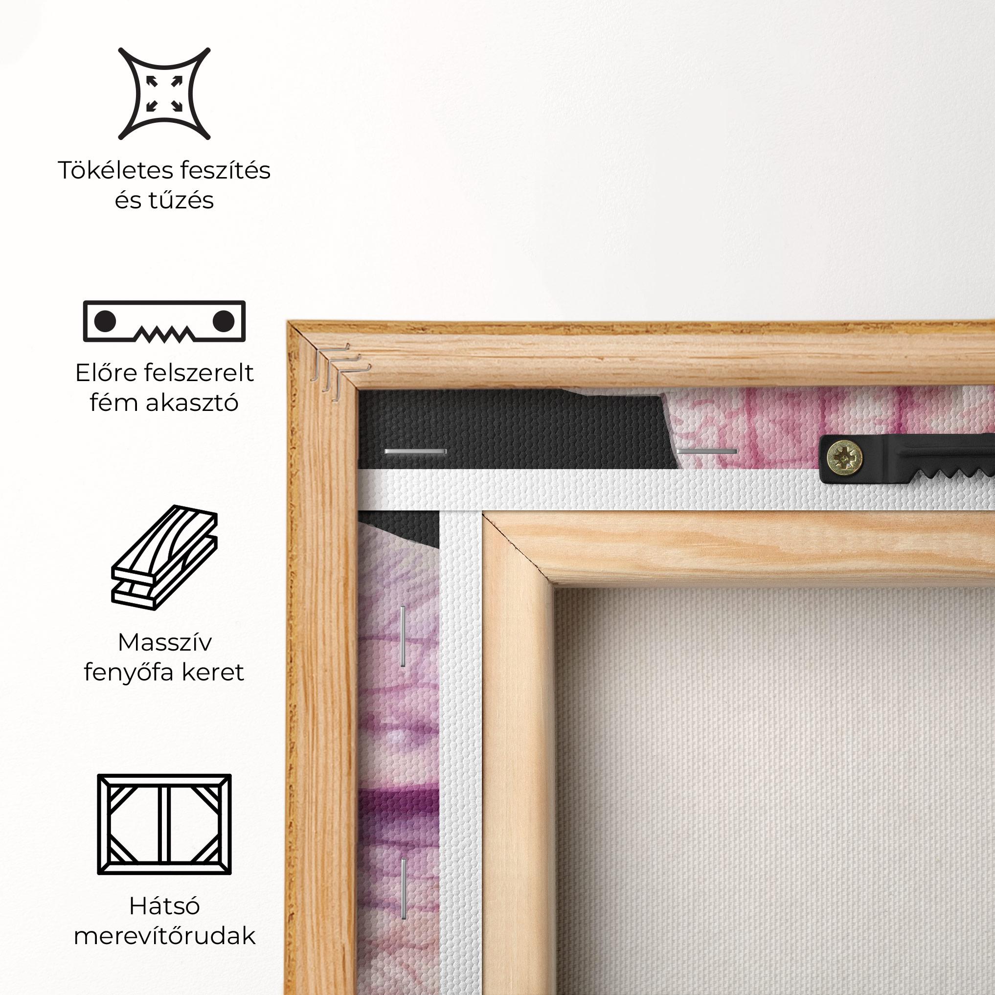 Vászonkép Painted Orchid mockup 5