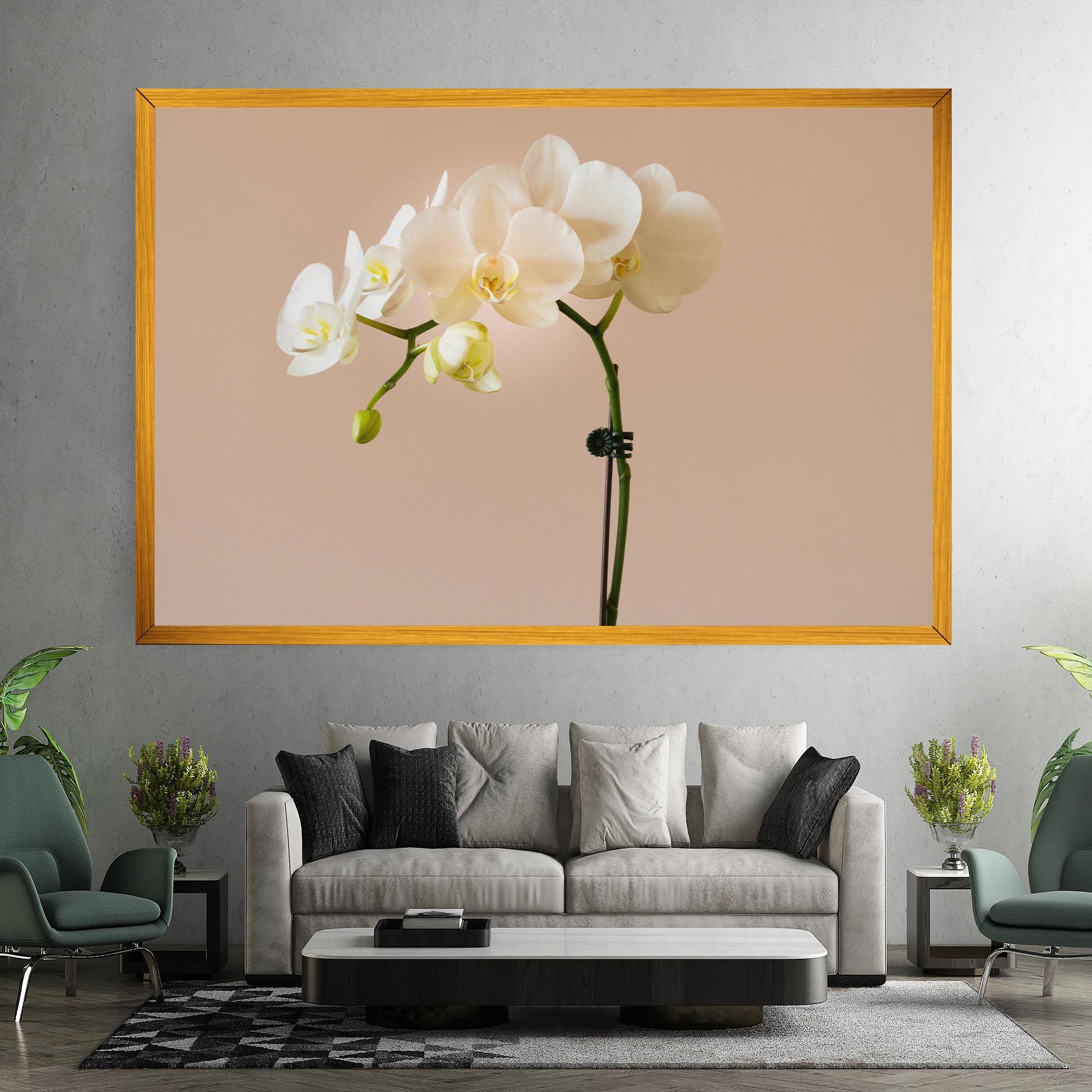 Cream Orchid On Pink mockup 7