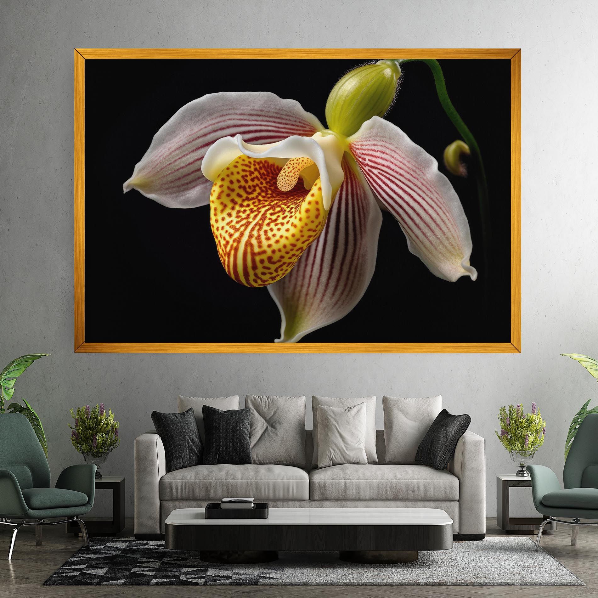 Orchid On Black mockup 7