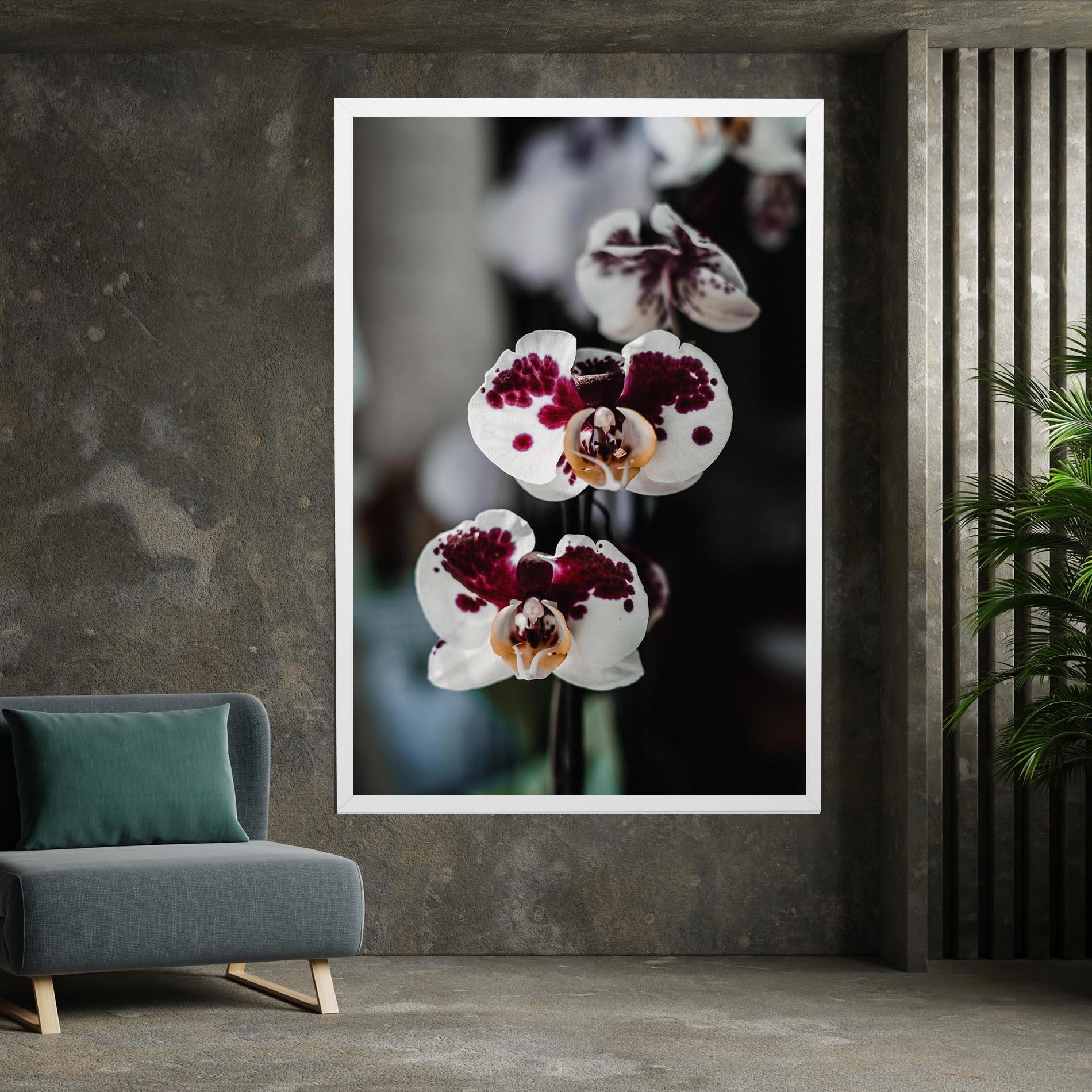 Vászonkép Dark Purple Orchid mockup 7