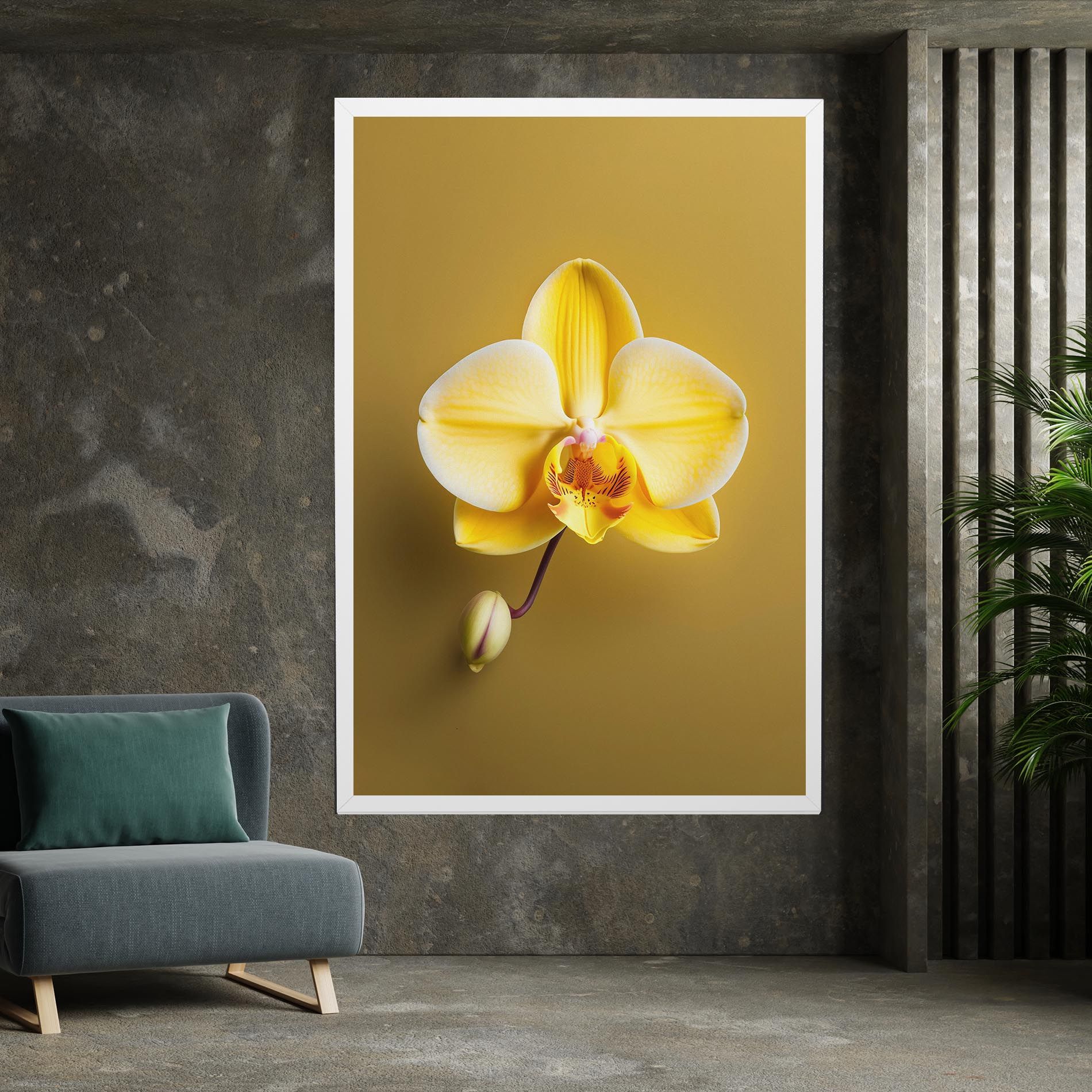 Pastel Yellow Orchid mockup 7
