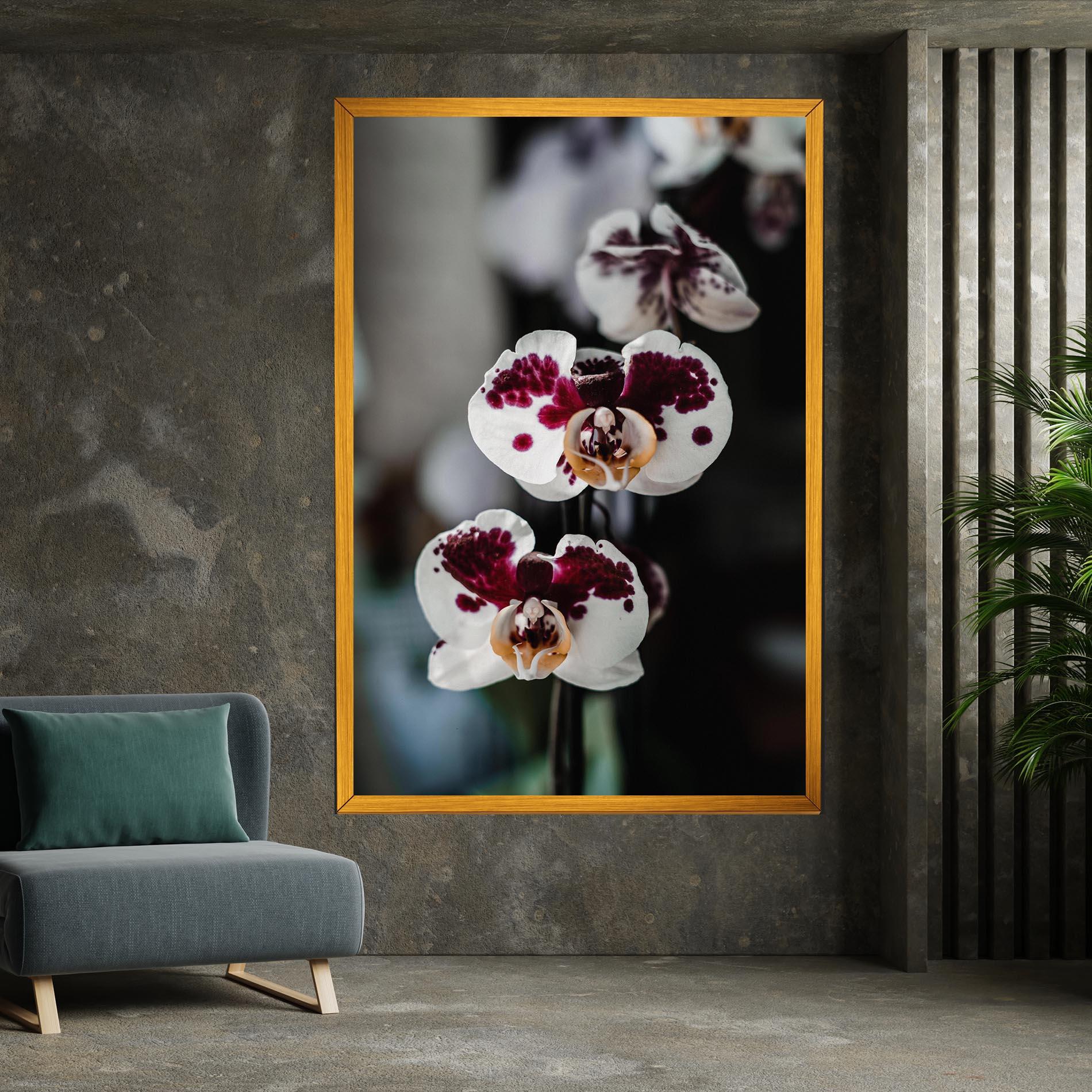 Vászonkép Dark Purple Orchid mockup 7