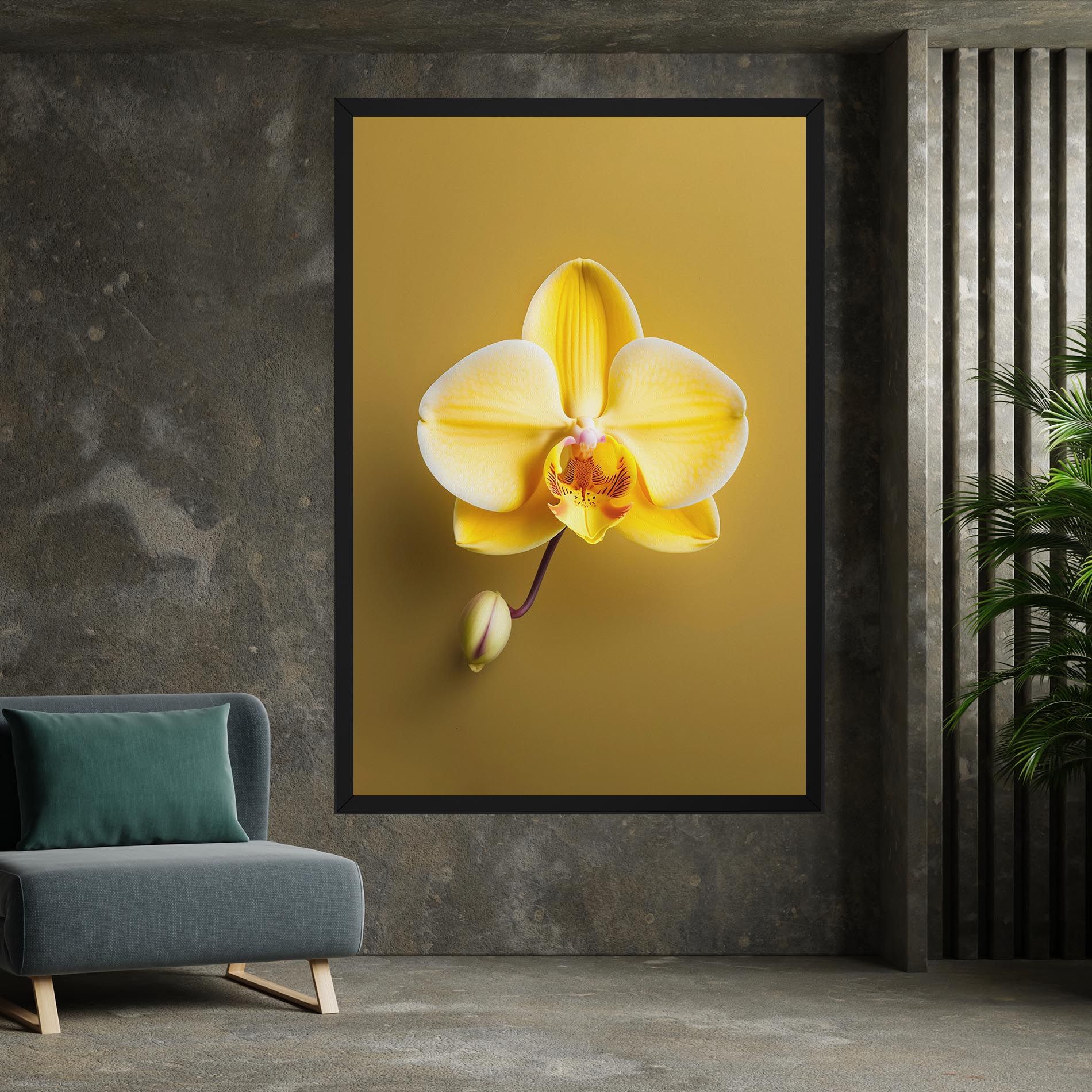 Pastel Yellow Orchid mockup 7