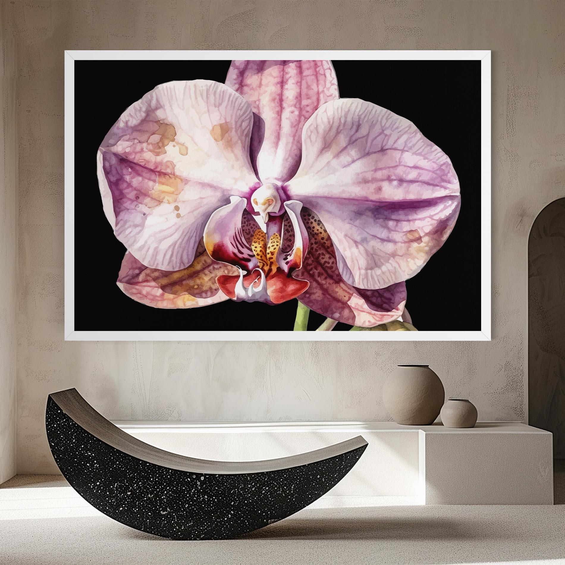 Vászonkép Painted Orchid mockup 8