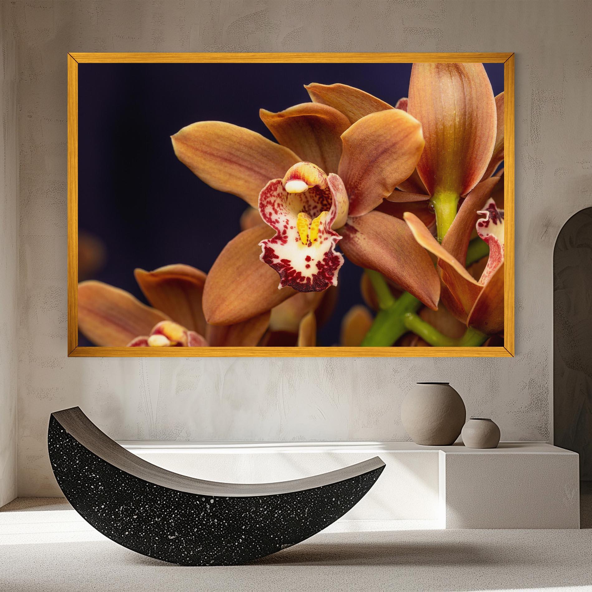 Vászonkép Dirty Orange Orchid mockup 8