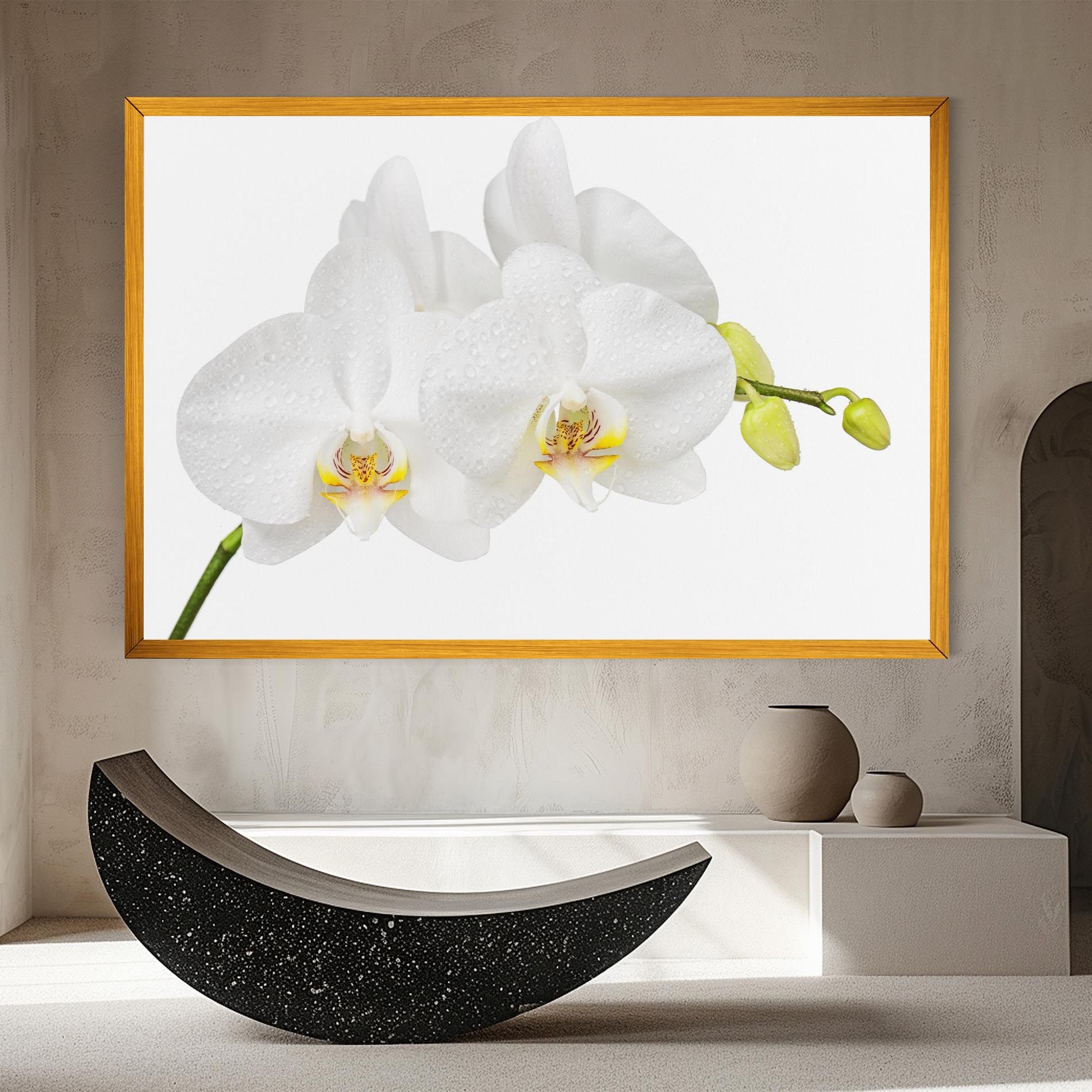 Orchids On White mockup 8