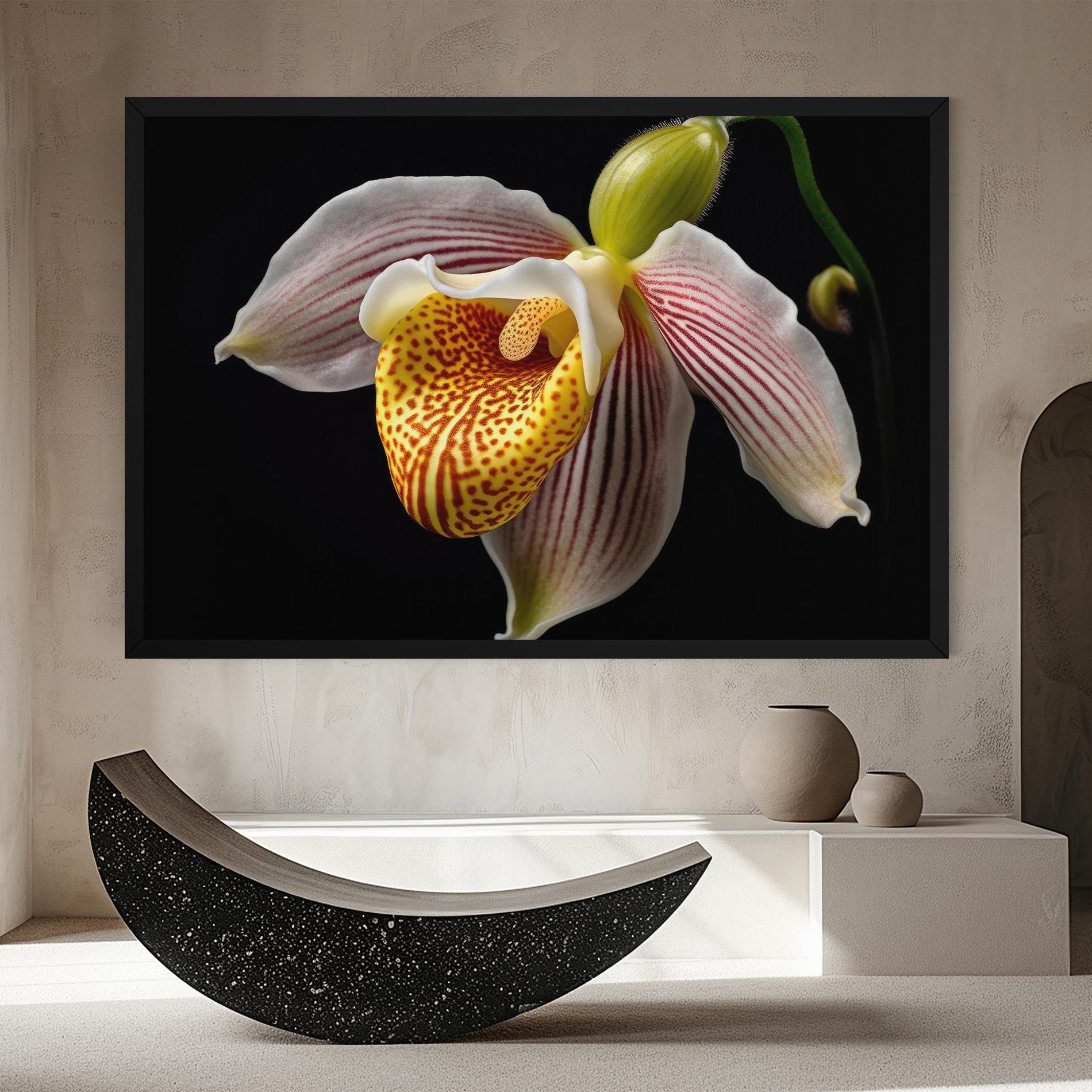 Orchid On Black mockup 8