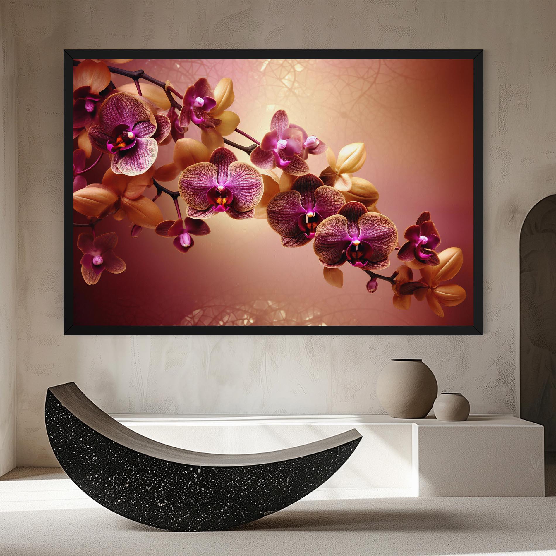 Vászonkép Purple Cream Orchid mockup 8