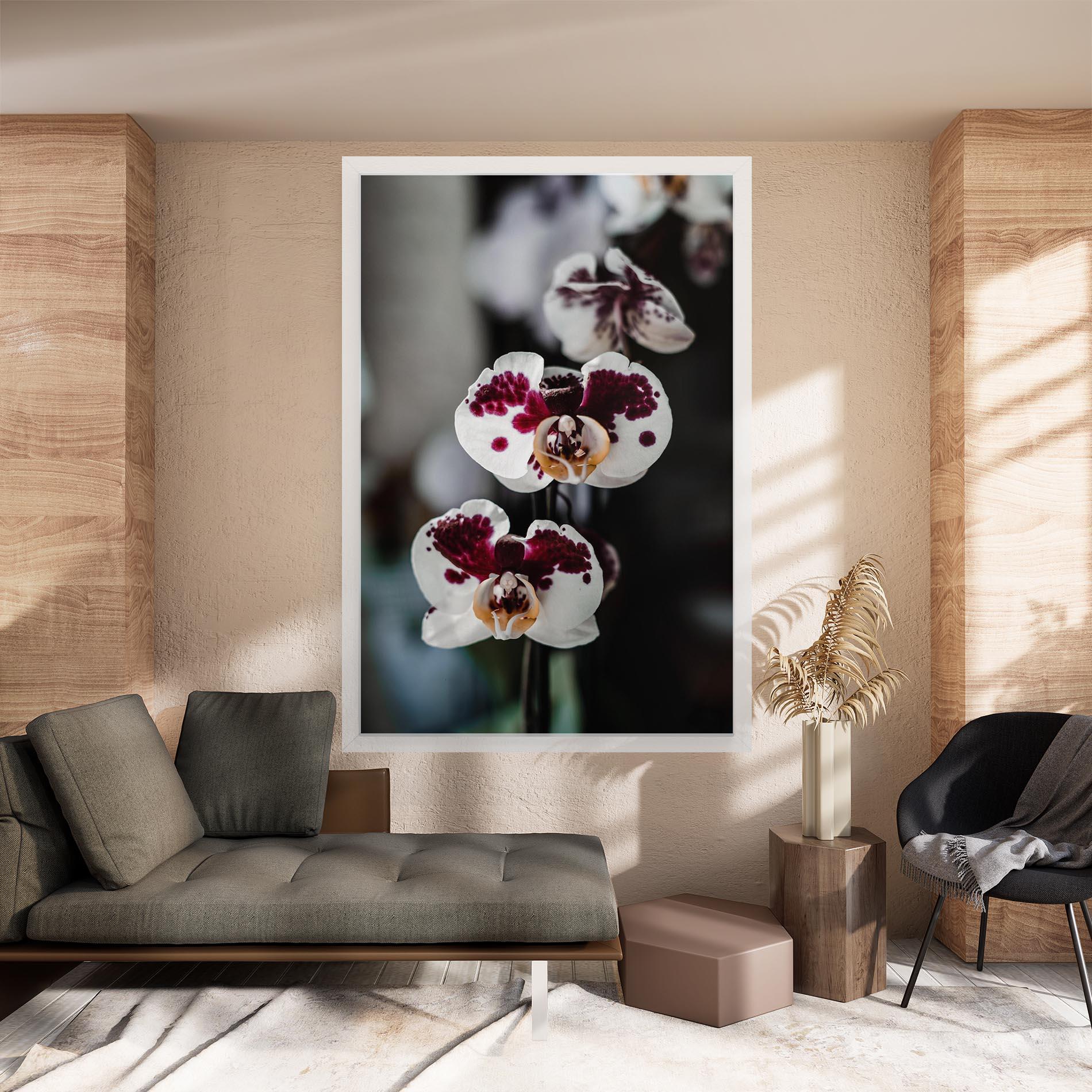 Vászonkép Dark Purple Orchid mockup 8